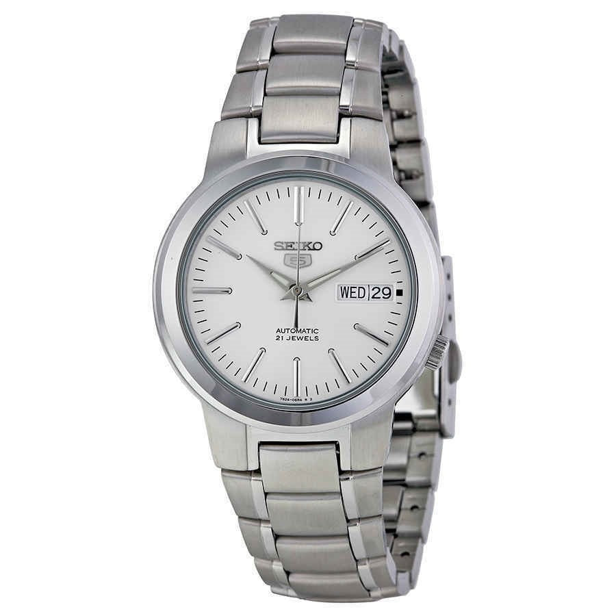 Seiko Seiko 5 Automatic White Dial Men's Watch SNKA01