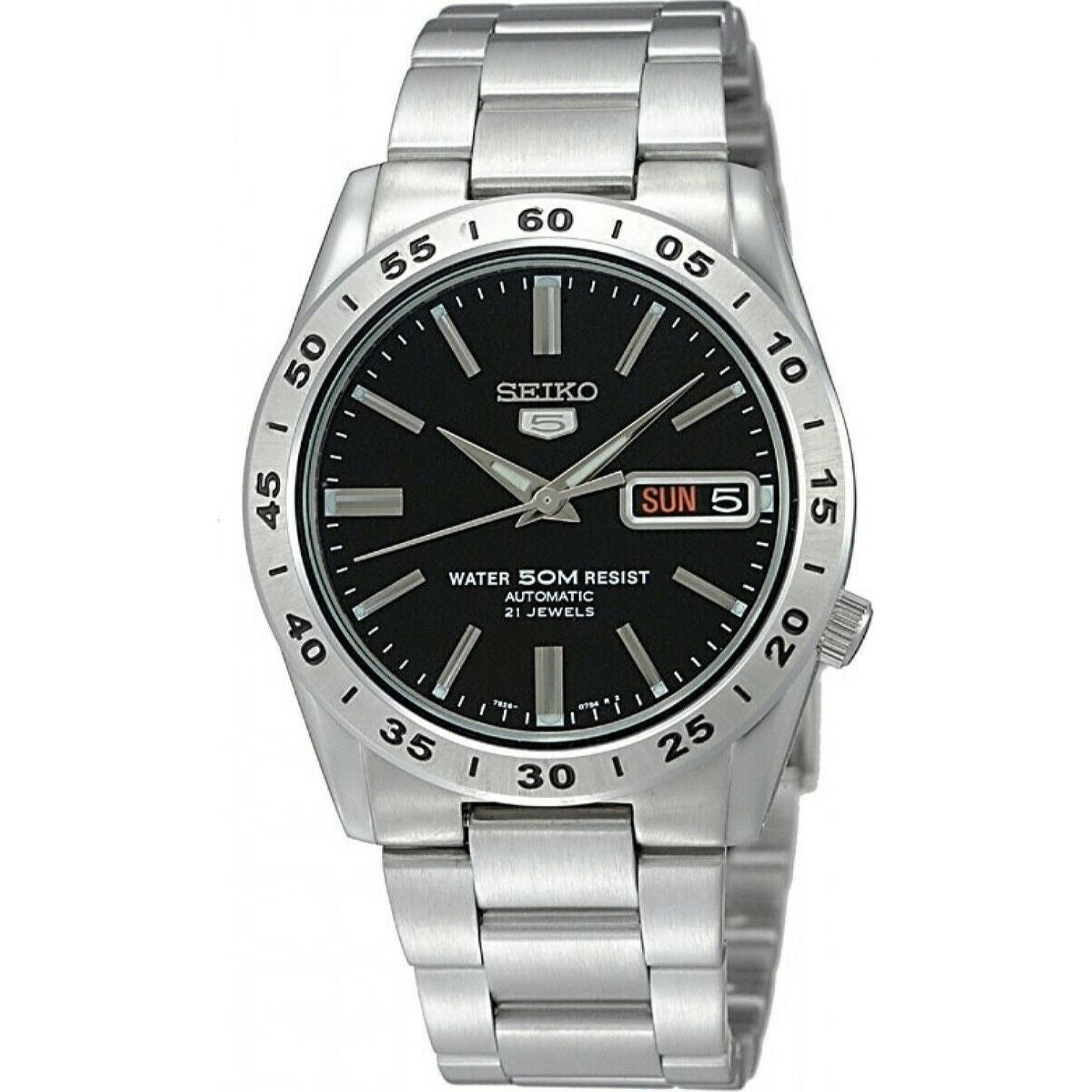 Seiko Seiko 5 Automatic Black Dial Men's Watch SNKE01