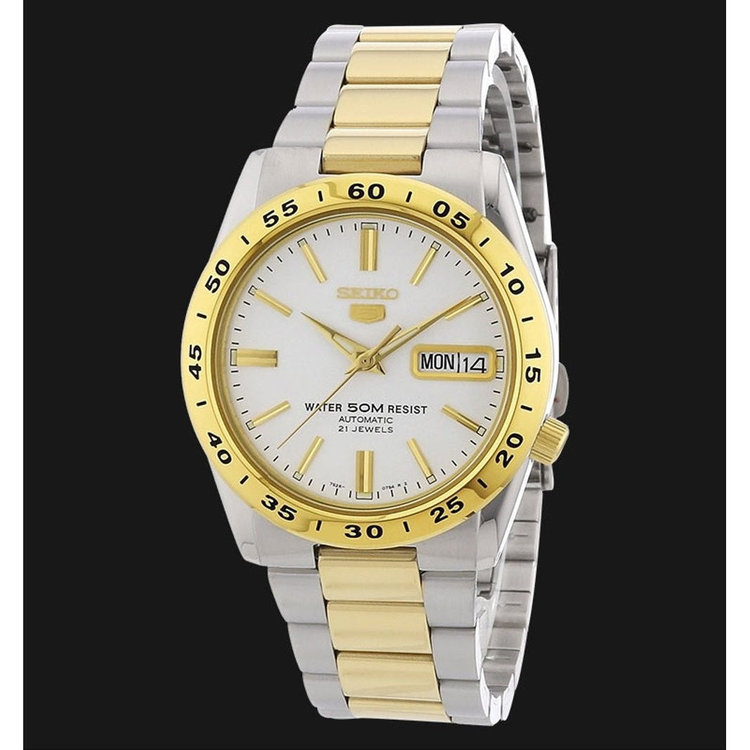 Seiko Series 5 Automatic White Dial Women's Watch SNKE04