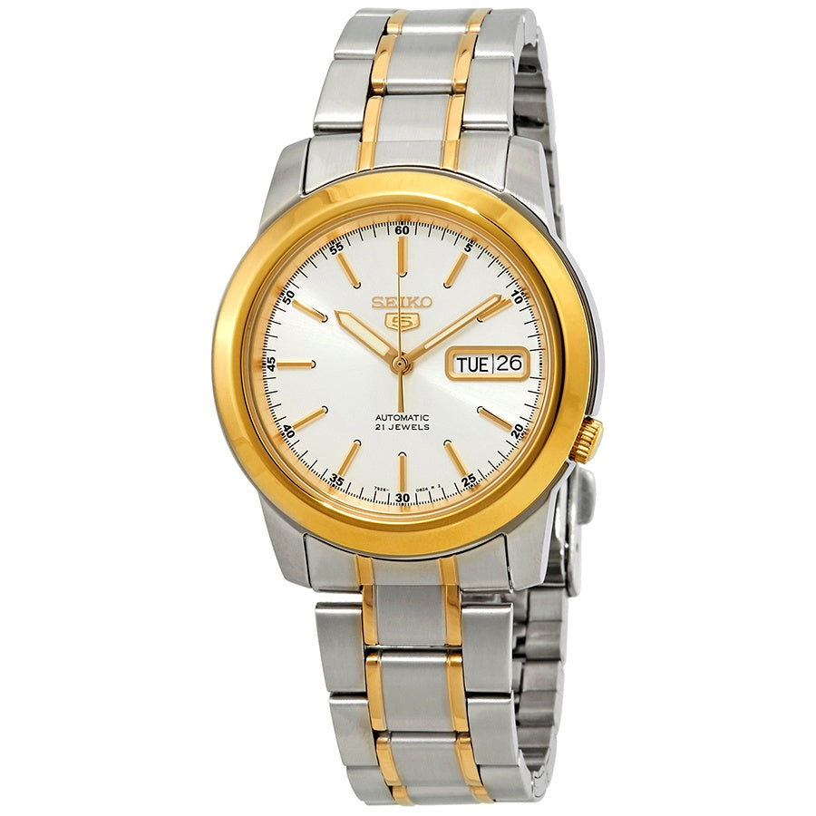 Seiko Seiko 5 Automatic White Dial Men's Watch SNKE54