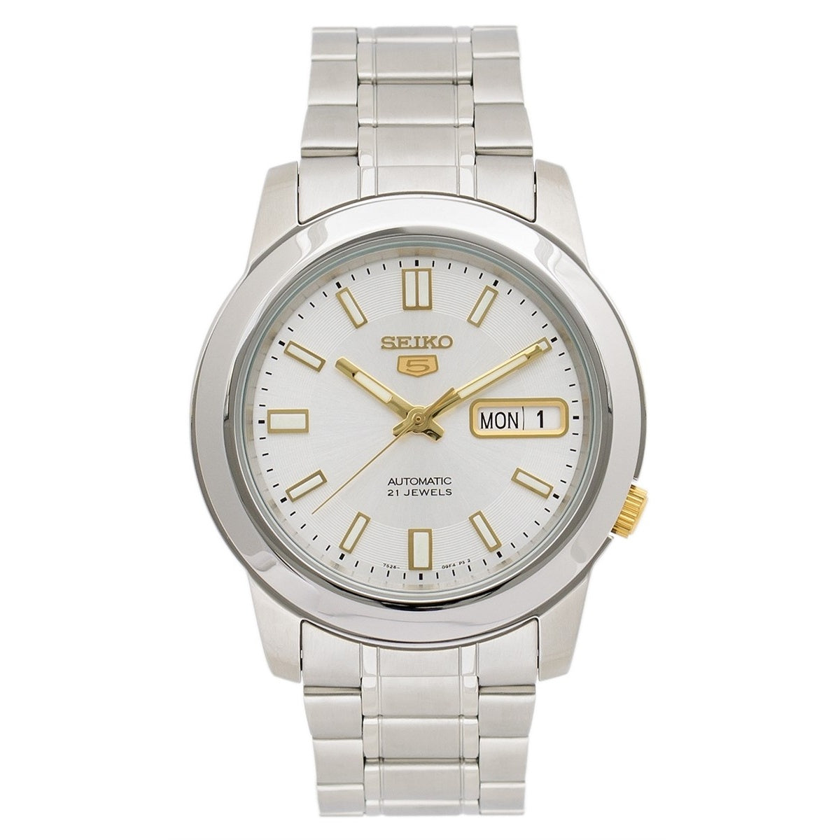 Seiko Series 5 Automatic Silver Dial Men's Watch SNKK09