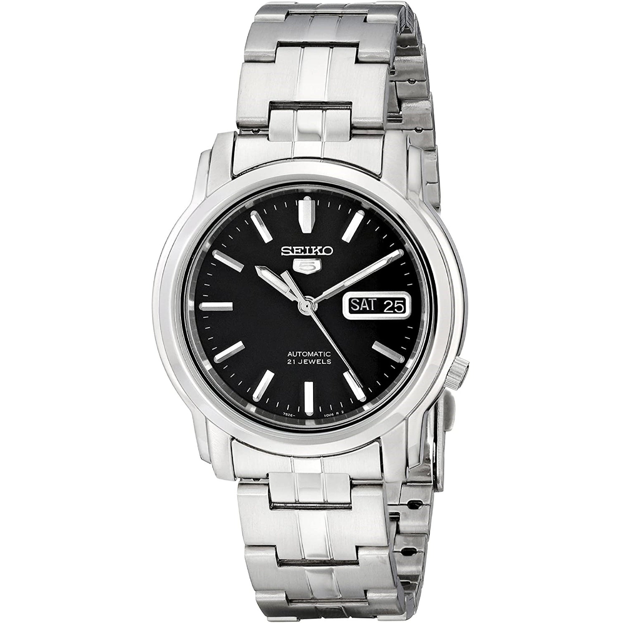 Seiko Seiko 5 Automatic Black Dial Men's Watch SNKK71