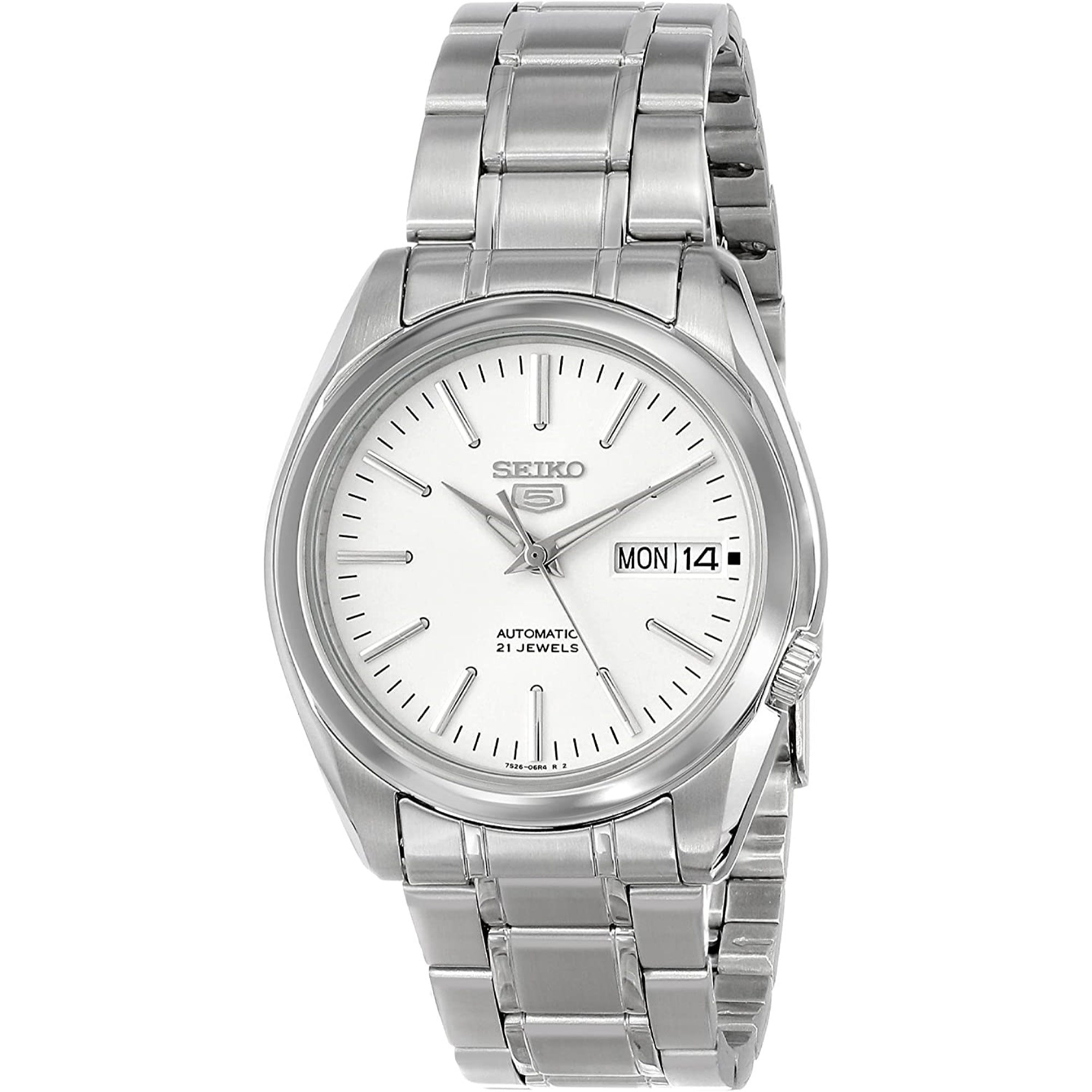 Seiko Seiko 5 Automatic White Dial Men's Watch SNKL41