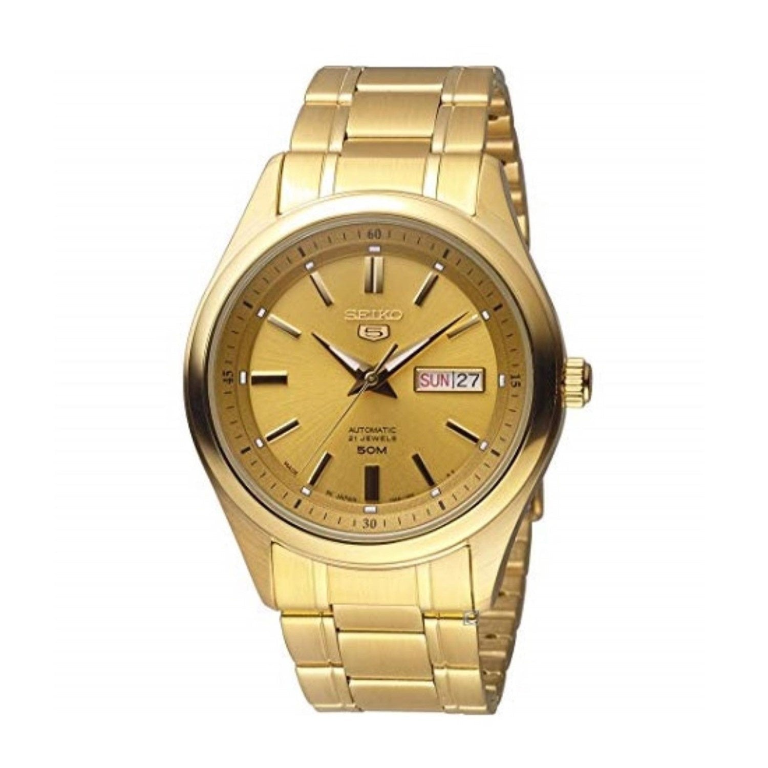 Seiko Seiko 5 Automatic Gold-Tone Dial Men's Watch SNKN96J1