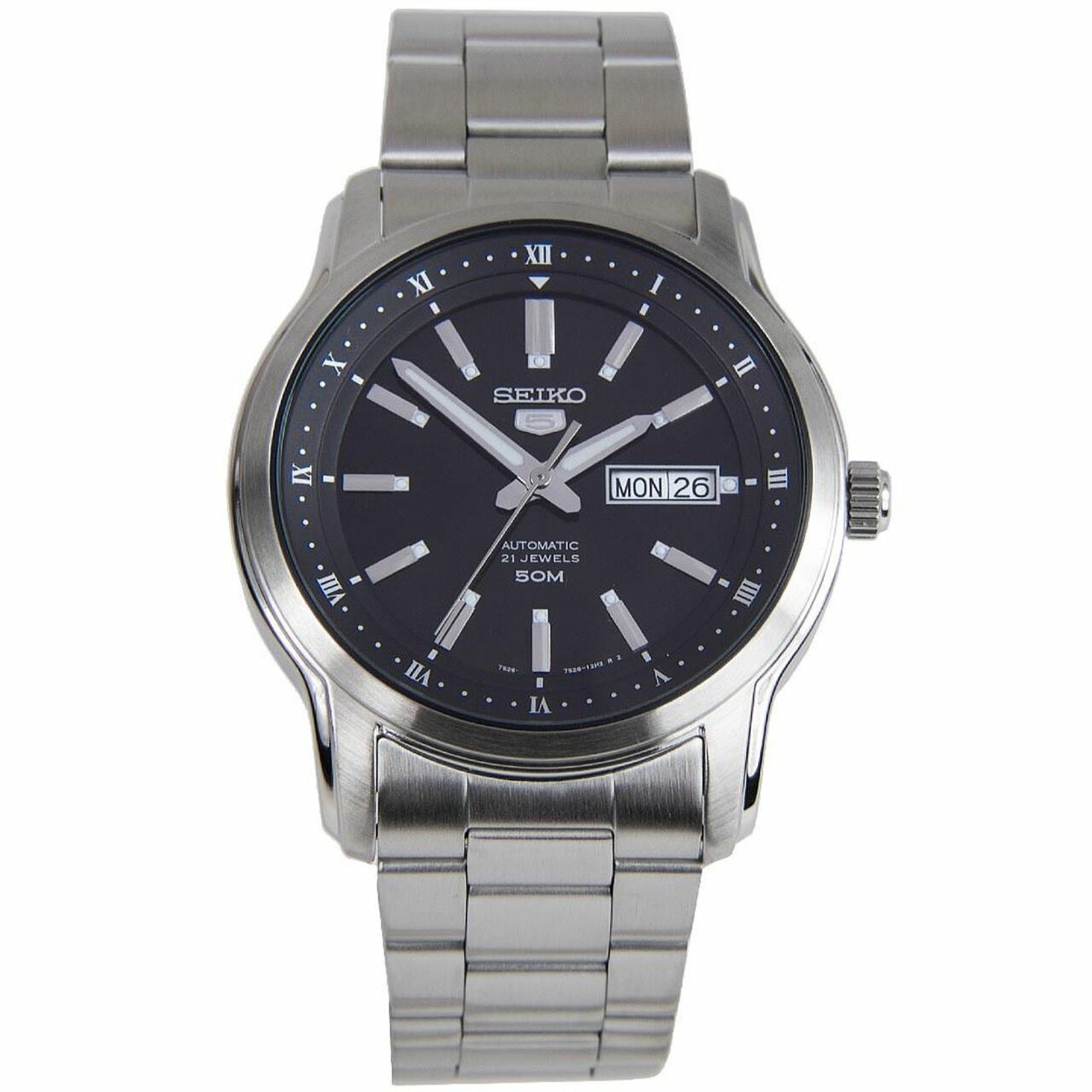 Seiko Series 5 Automatic Black Dial Men's Watch SNKP11