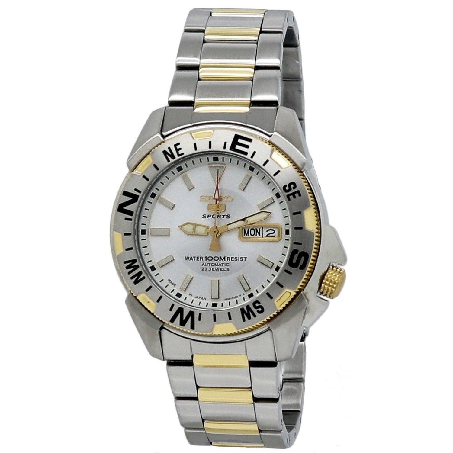 Seiko Seiko 5 Sports Automatic Silver Dial Men's Watch SNZF08J1