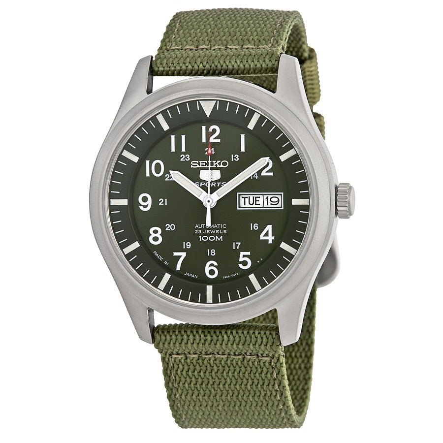 Seiko 5 Automatic Automatic Green Dial Men's Watch SNZG09J1