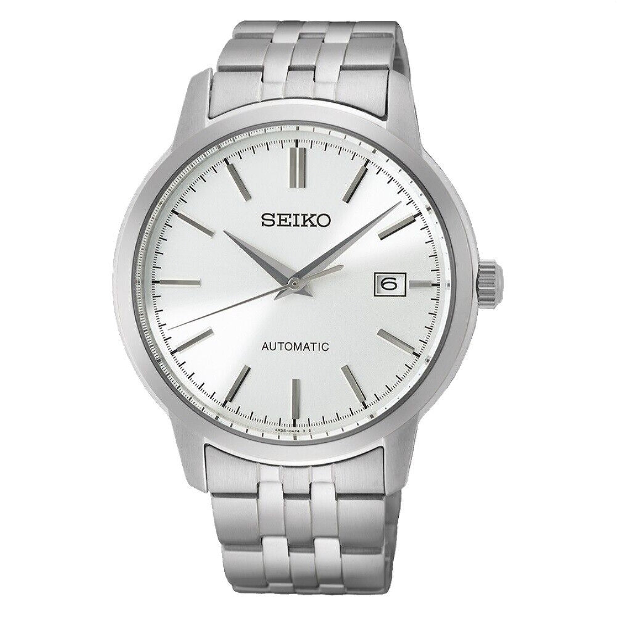 Seiko Essentials Automatic Silver Dial Men's Watch SRPH85