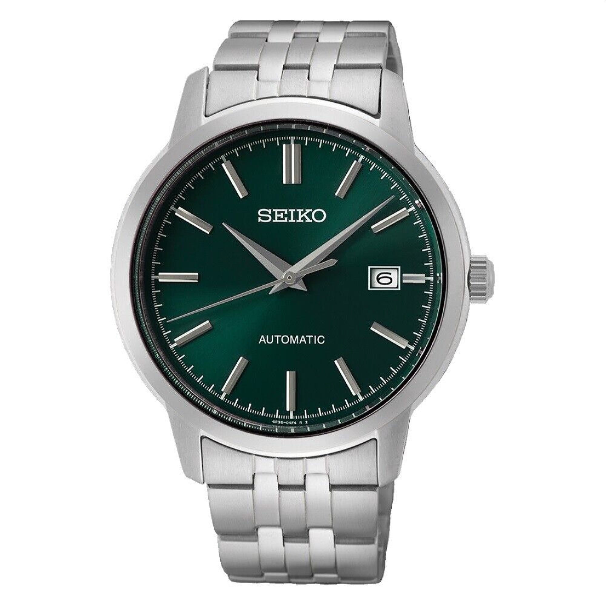 Seiko Essentials Automatic Green Dial Men's Watch SRPH89