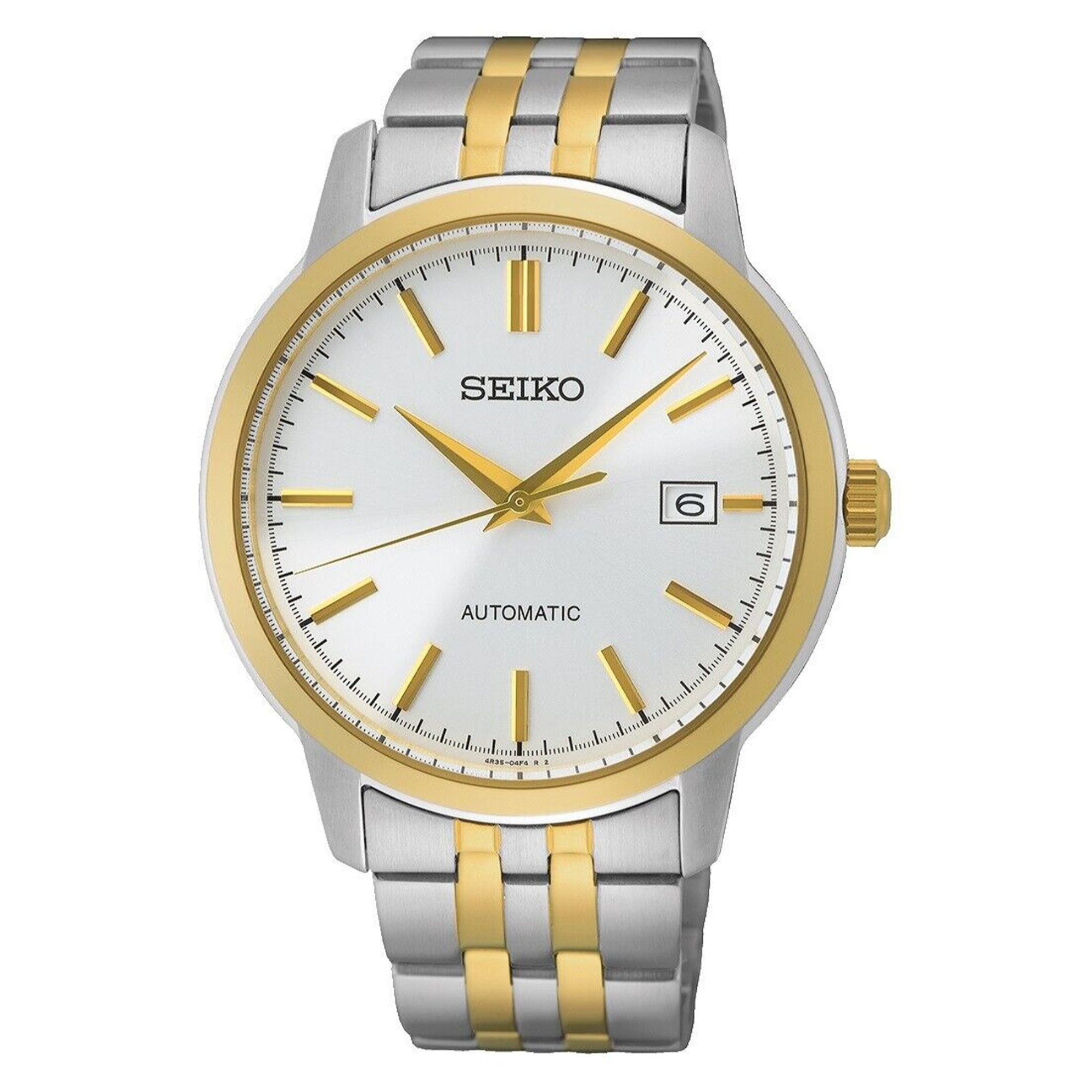 Seiko Essentials Automatic Silver-Tone Dial Men's Watch SRPH92