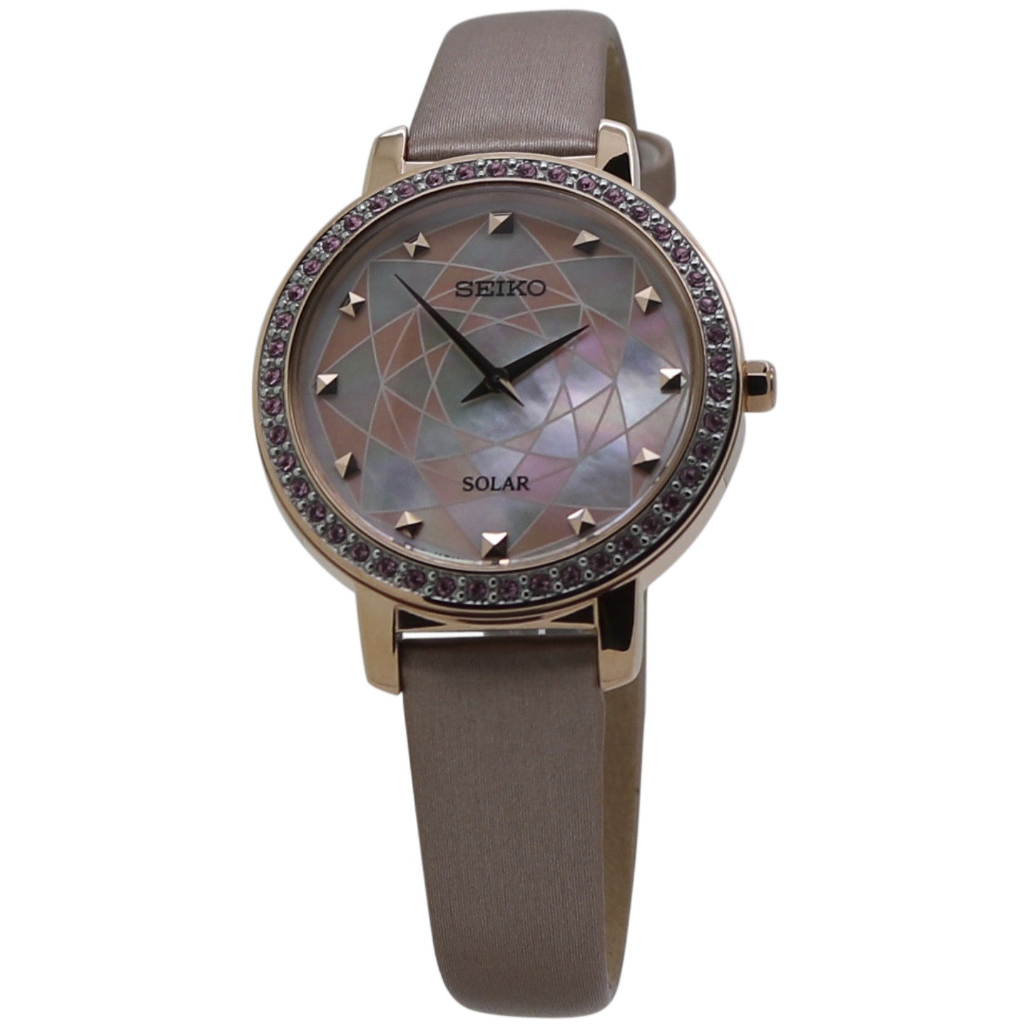 Seiko Seiko Classic Solar Mother of Pearl Dial Women's Watch SUP456