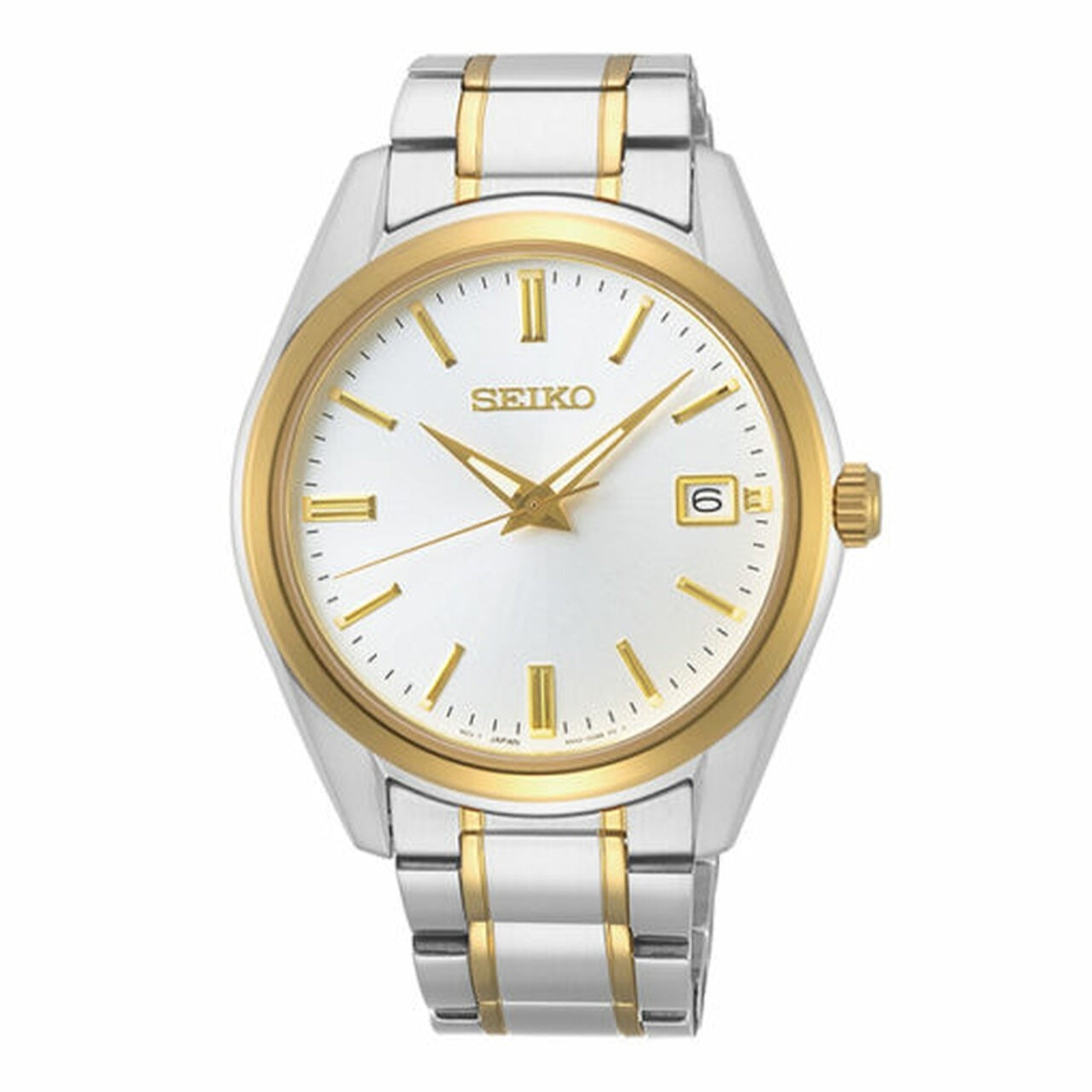 Seiko Essentials Quartz White Dial Men's Watch SUR312