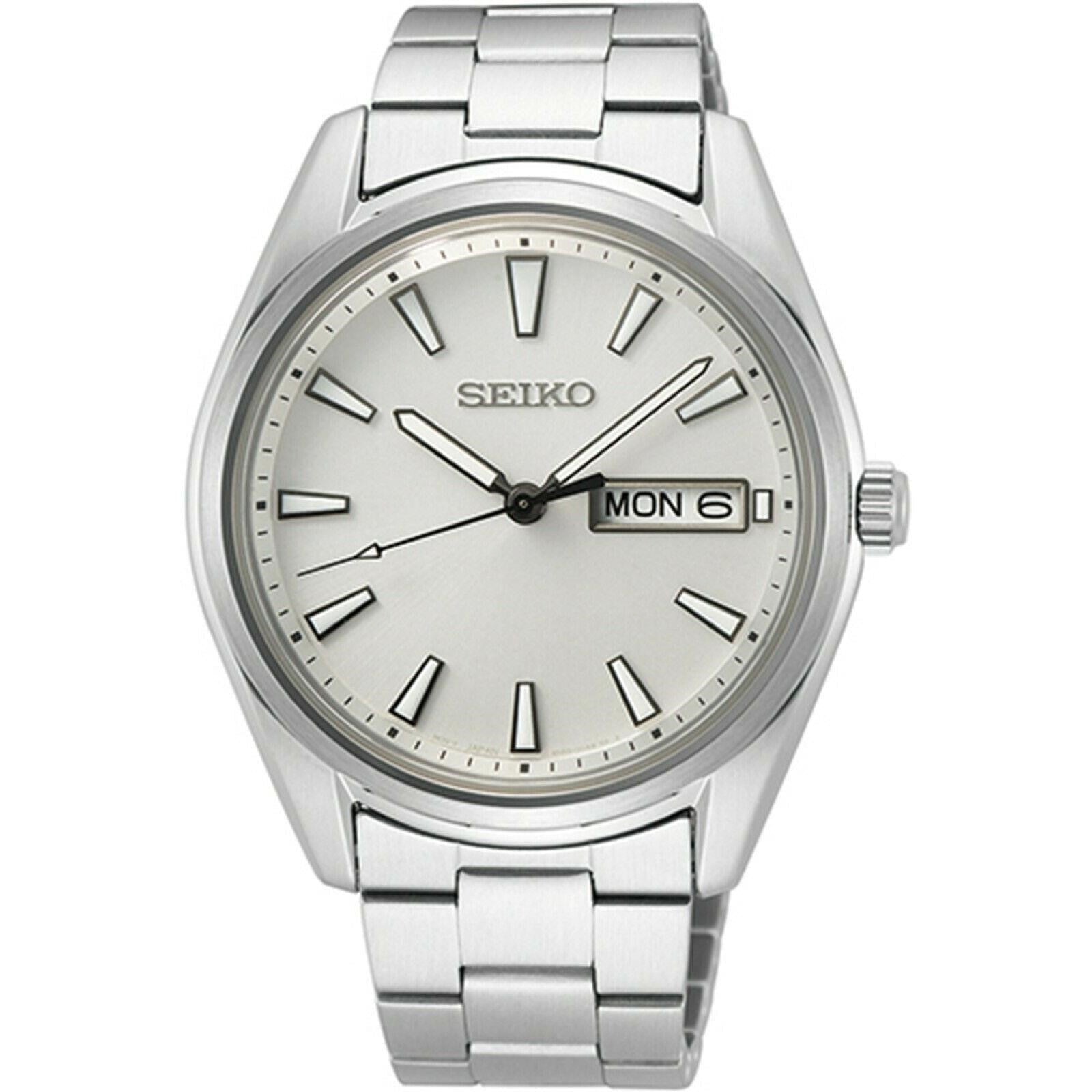 Seiko Essentials Quartz Silver Dial Men's Watch SUR339