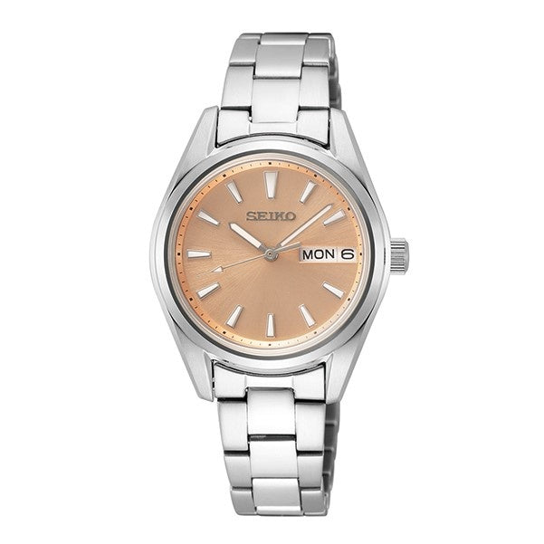 Seiko Neo Classic Quartz Pink Dial Women's Watch SUR351