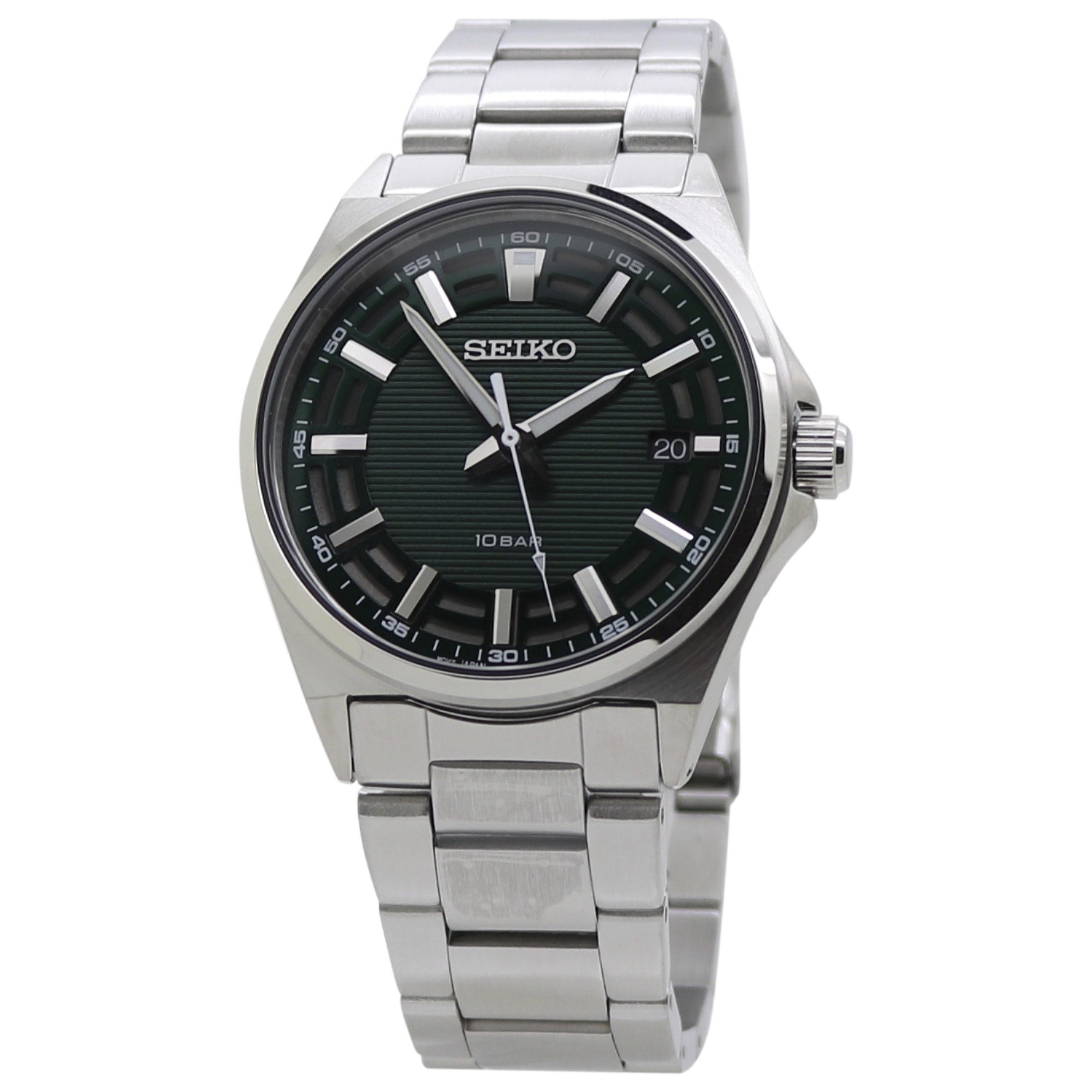 Seiko Seiko Quartz Quartz Black Dial Men's Watch SUR503