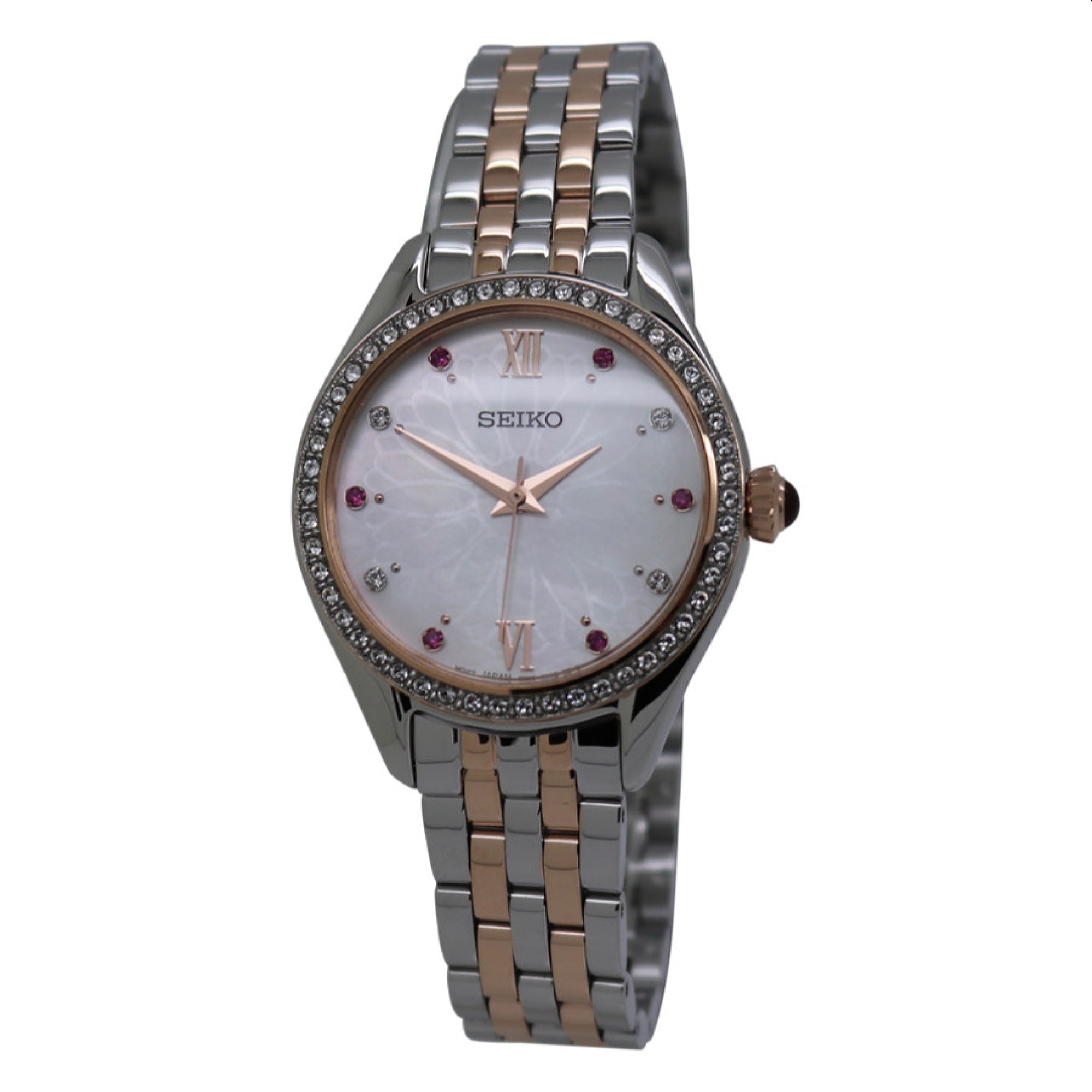 Seiko Quartz Quartz Mother of Pearl Dial Women's Watch SUR542