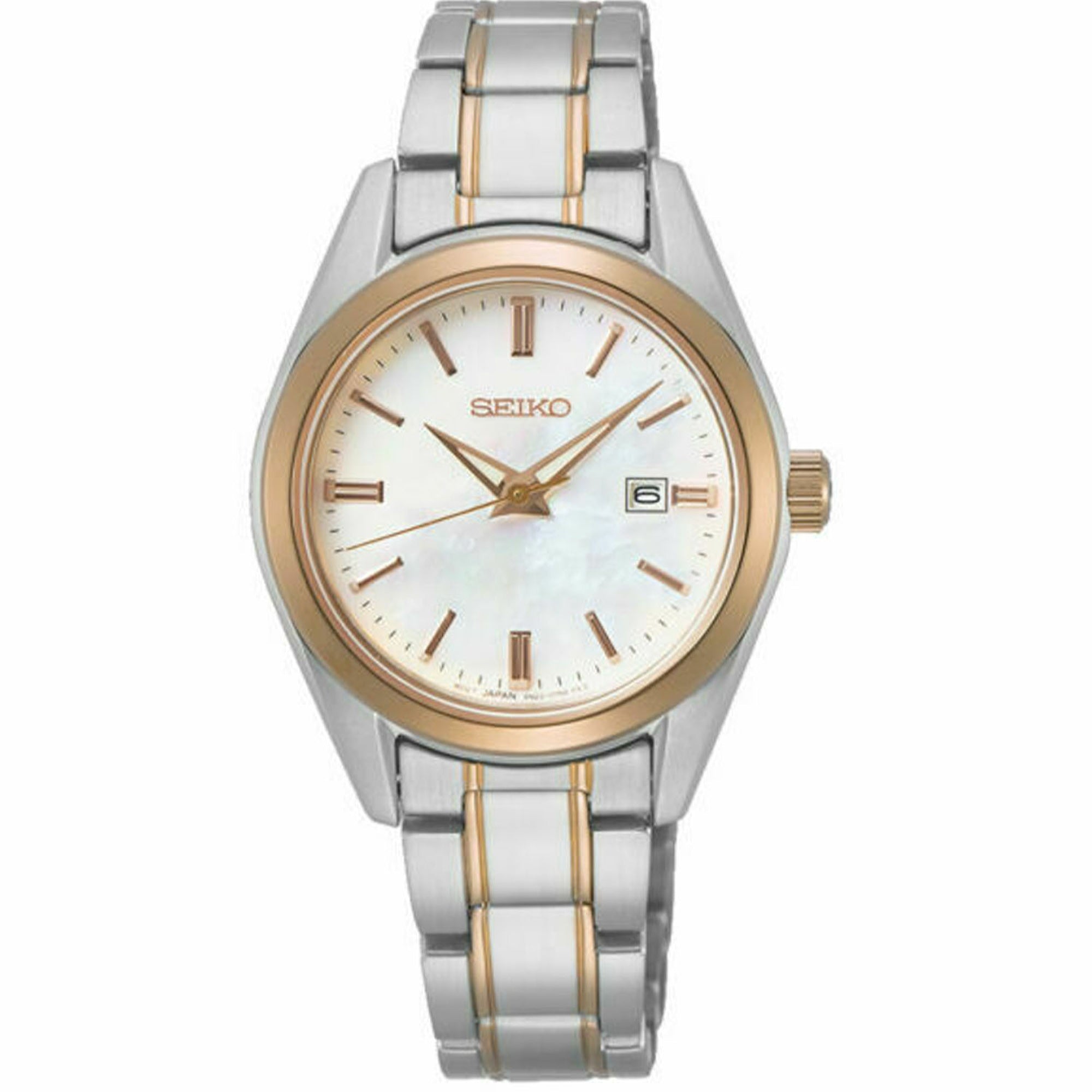 Seiko  Quartz Classic White Dial Women's Watch SUR634