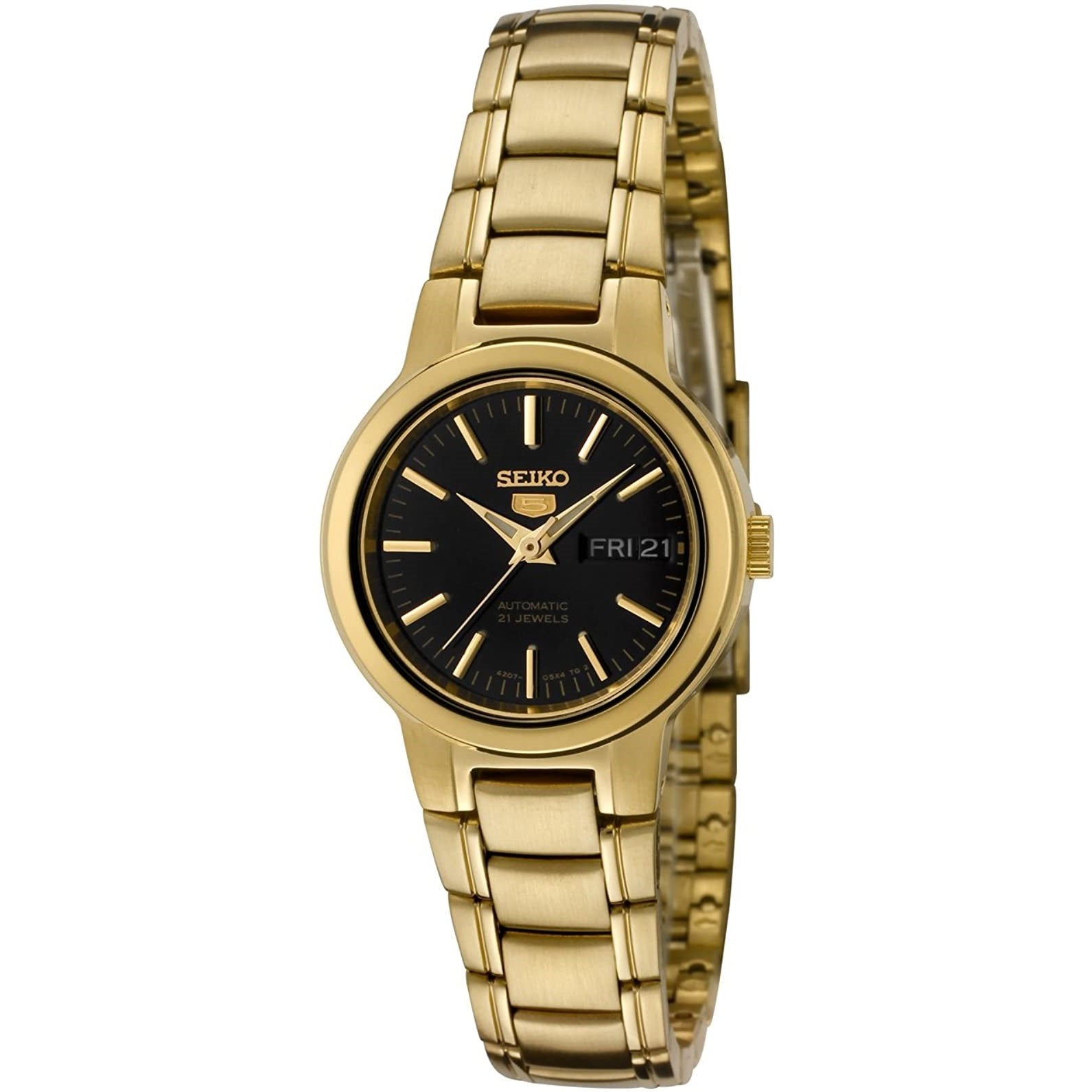 Seiko Series 5 Automatic Black Dial Women's Watch SYME48