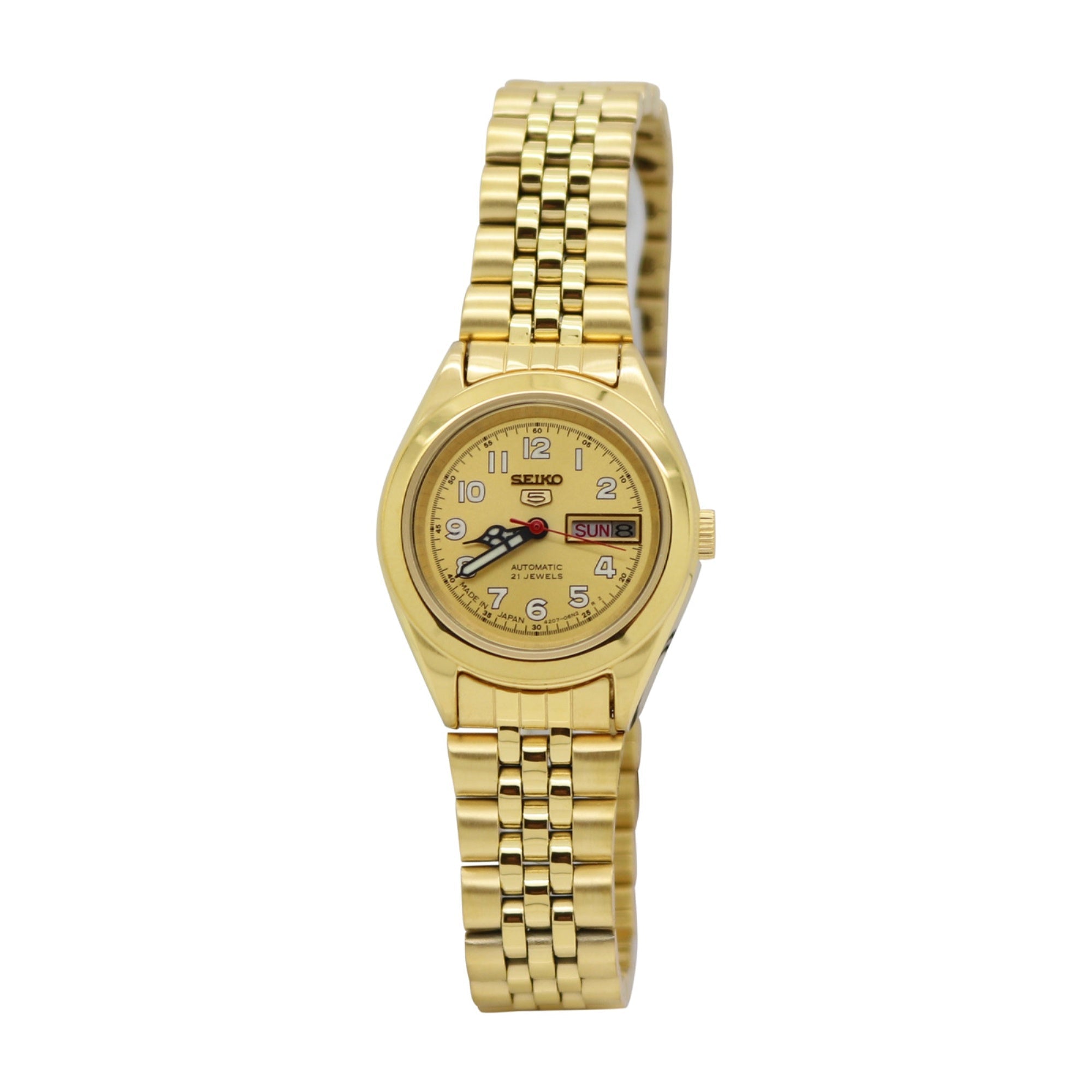 Seiko Seiko 5 Automatic Gold-Tone Dial Women's Watch SYMF94J1