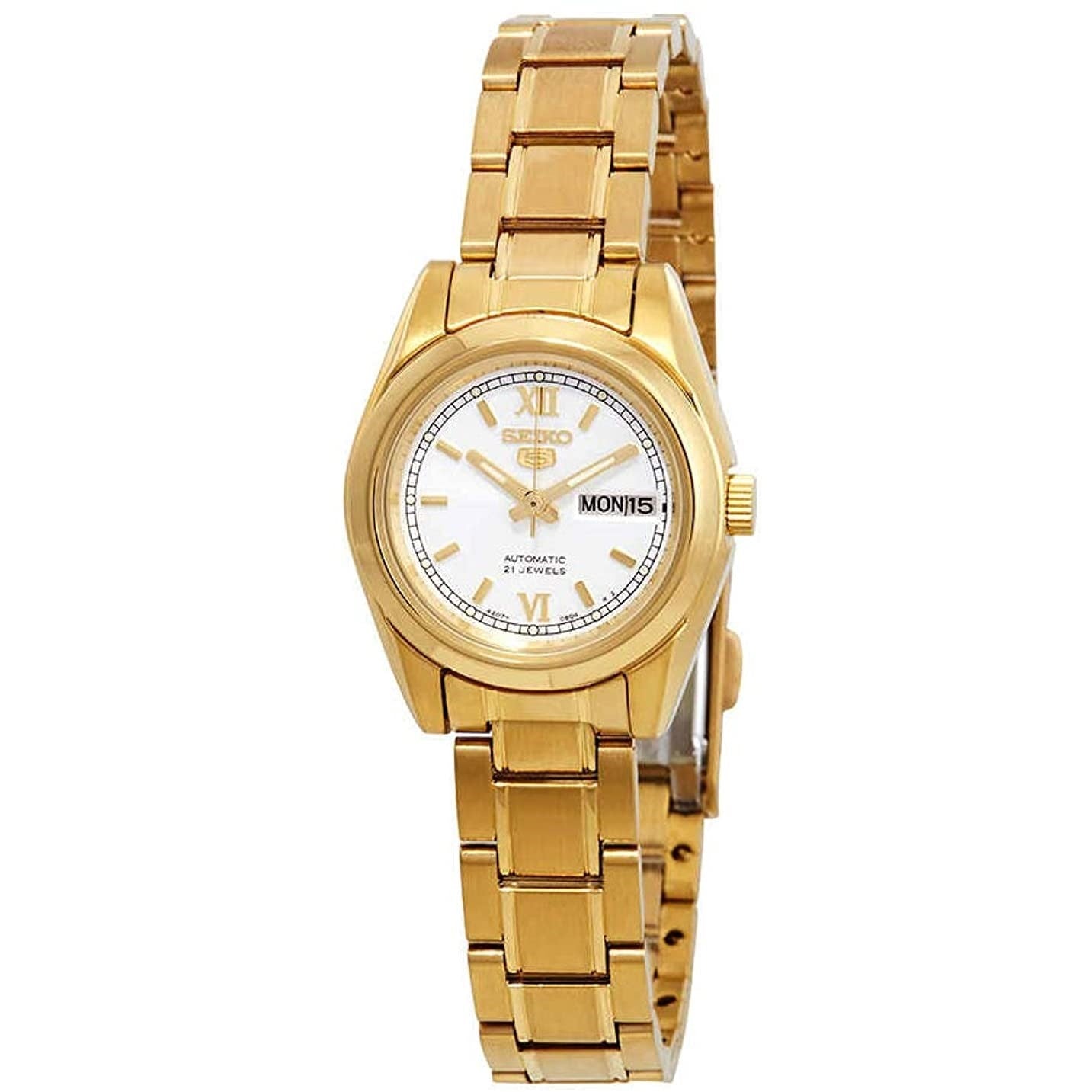 Seiko Series 5 Automatic White Dial Women's Watch SYMK30