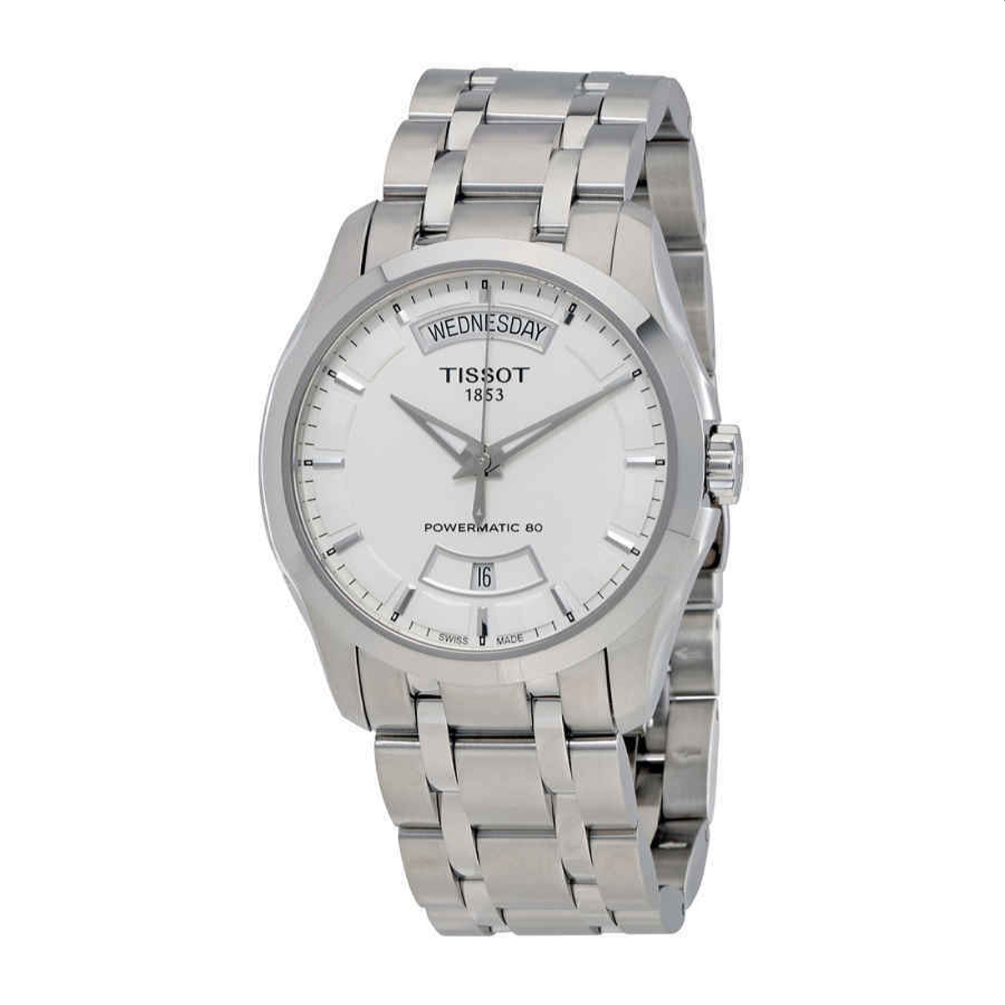 Tissot Couturier Automatic Silver-Tone Dial Men's Watch T0354071103101