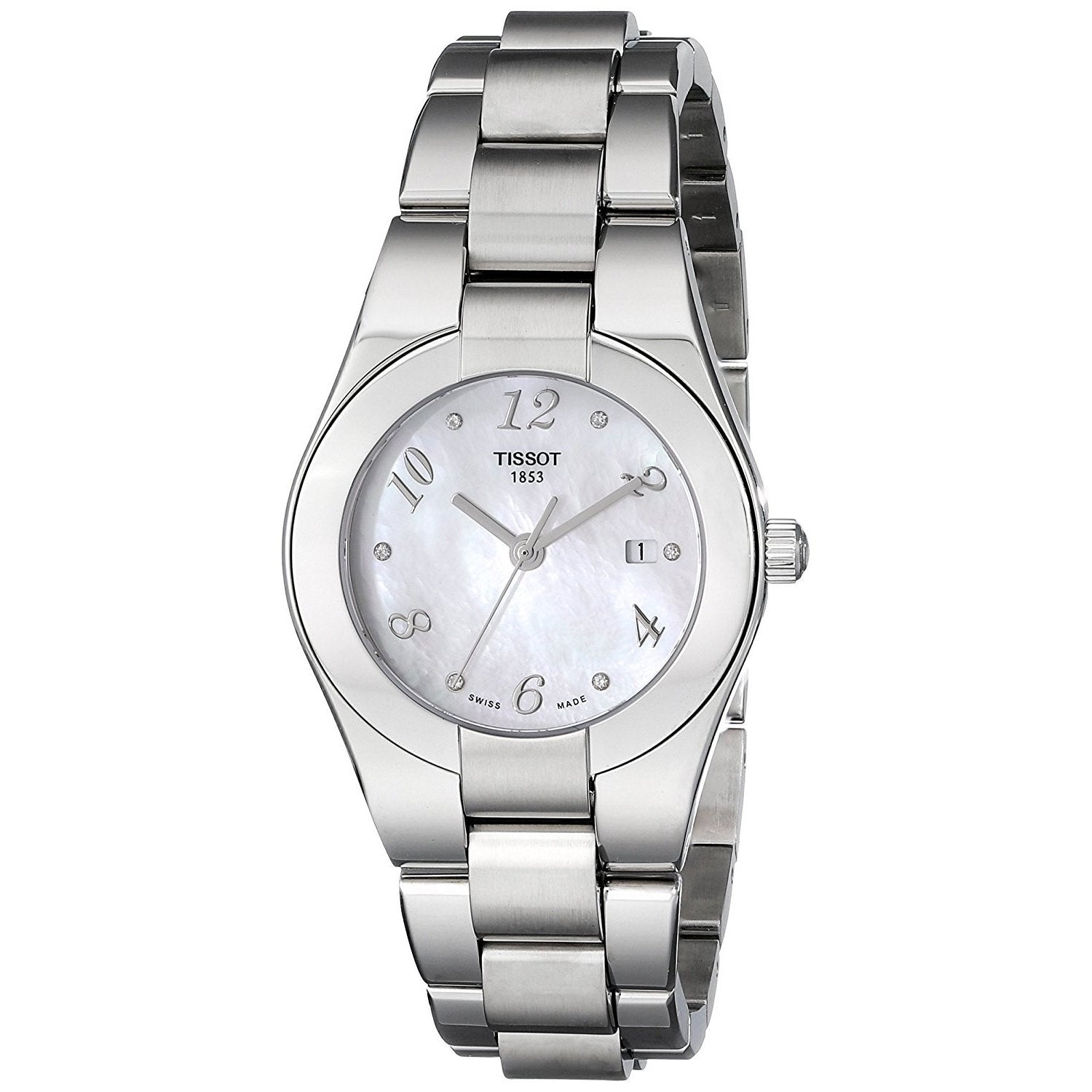 Tissot Glam Quartz Diamond Mother of Pearl Dial Women's Watch T0432101111702