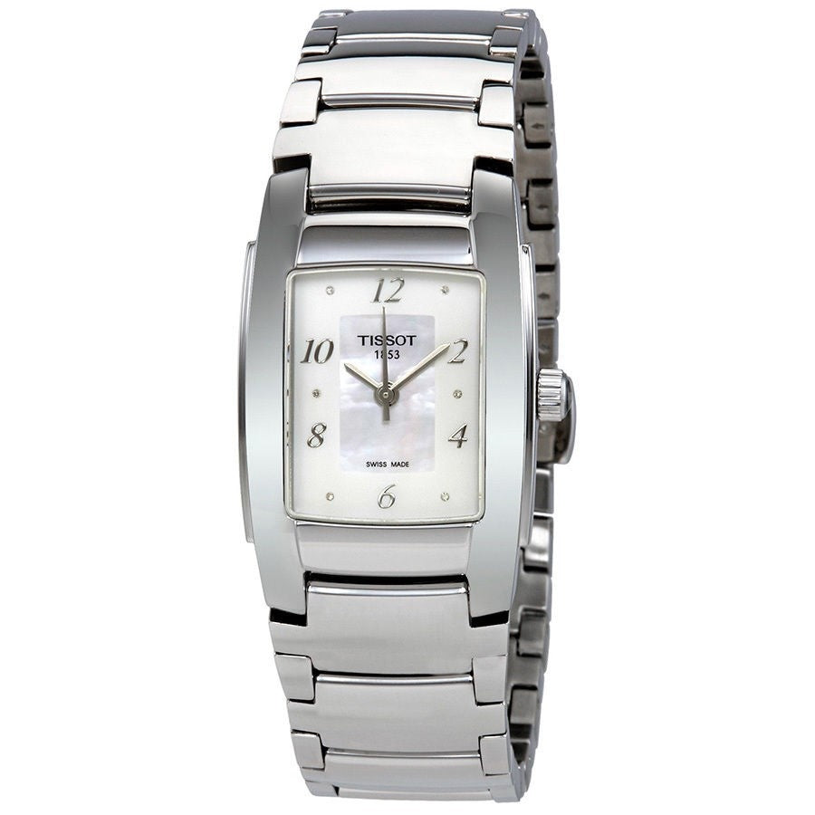 Tissot T-10 Quartz Mother of Pearl Dial Women's Watch T0733101111600