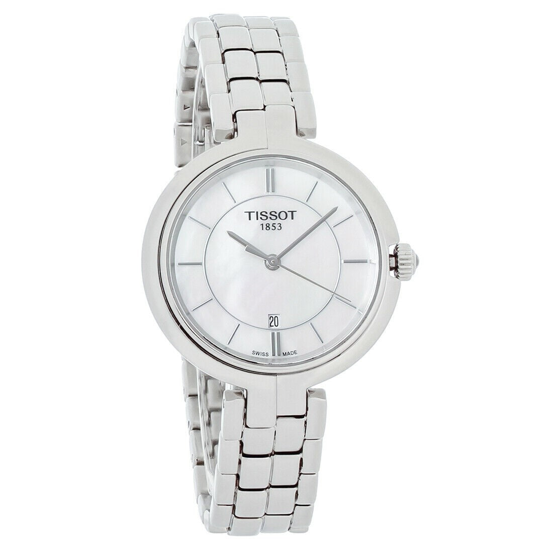 Tissot Flamingo Quartz Mother of Pearl Dial Women's Watch T0942101111100