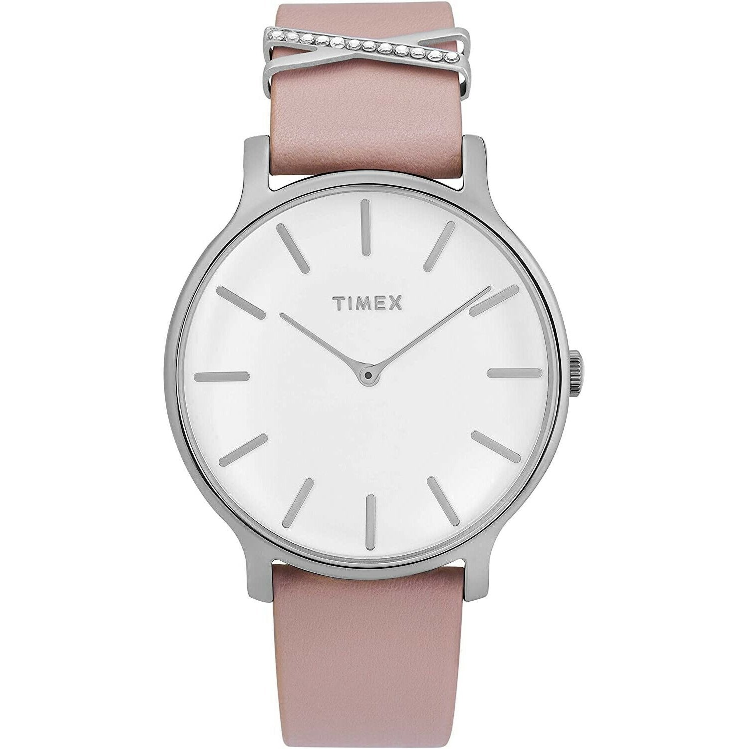 Timex Dress Quartz White Dial Women's Watch TW2T47900VQ