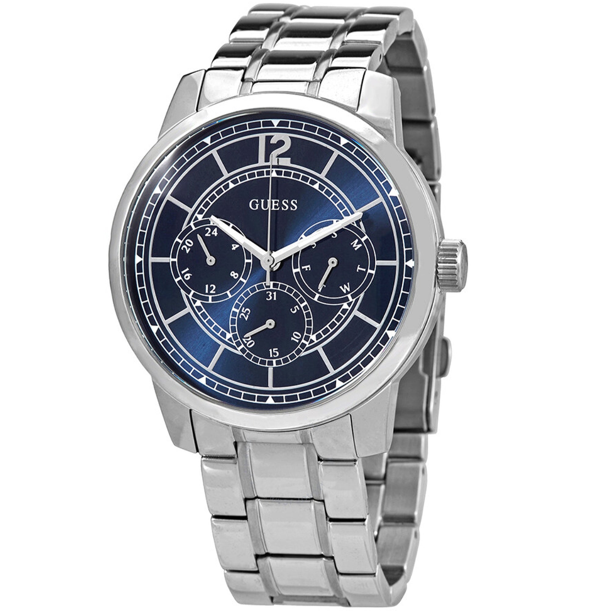 Guess  Quartz Skyline Blue Dial Men's Watch U1259G1