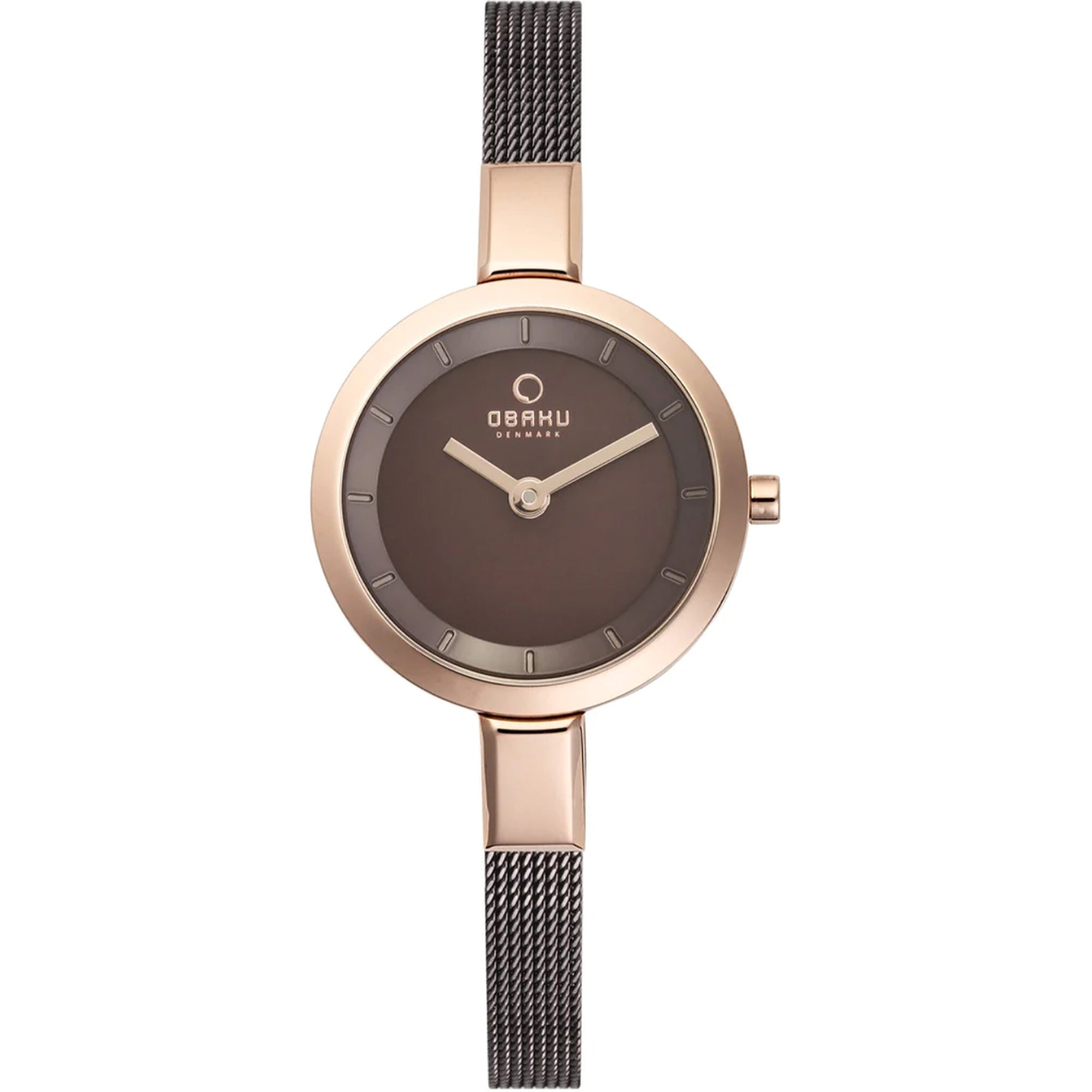 Obaku  Quartz Walnut Brown Dial Women's Watch V129LXVNMN