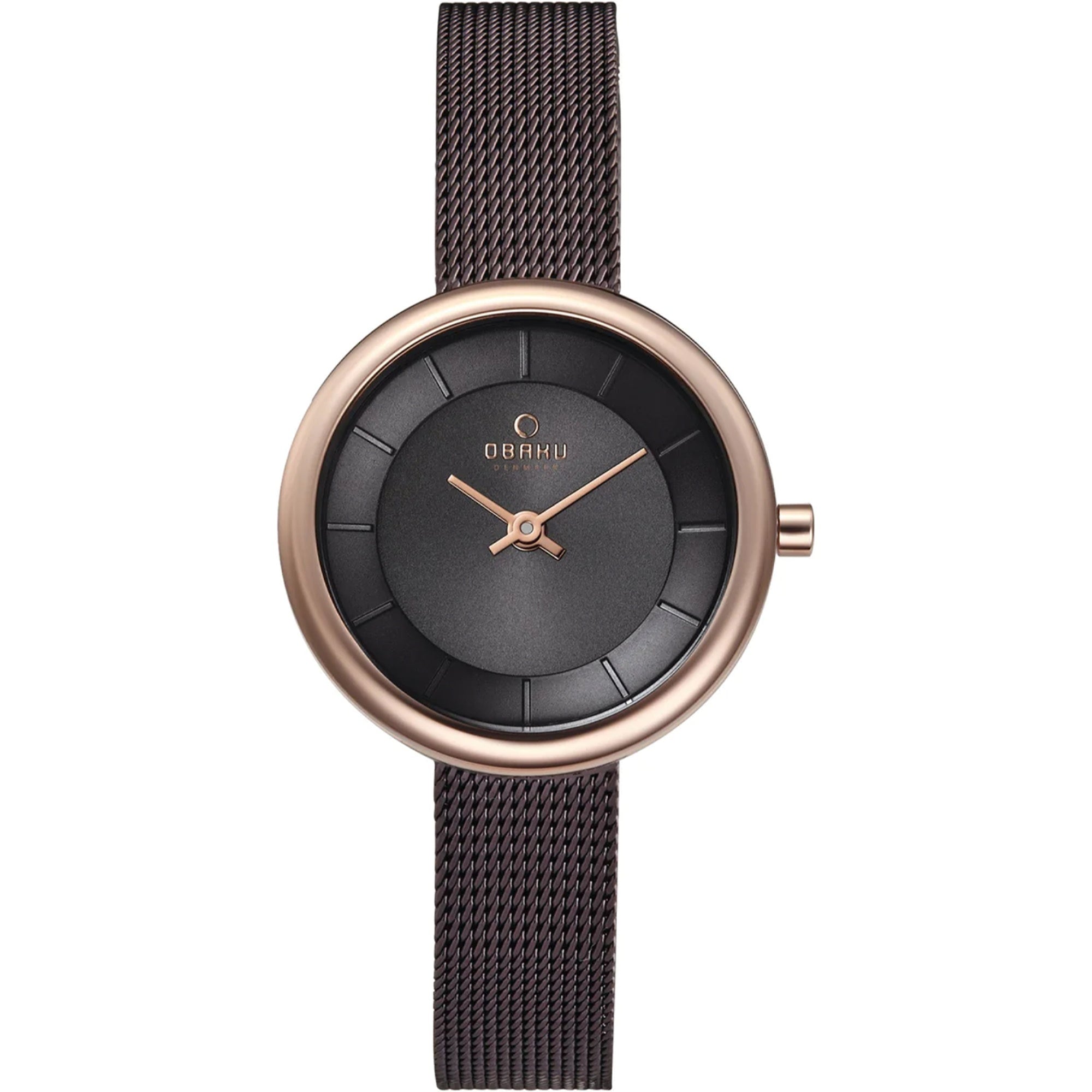 Obaku  Quartz Classic Black Dial Women's Watch V146LXVNMN