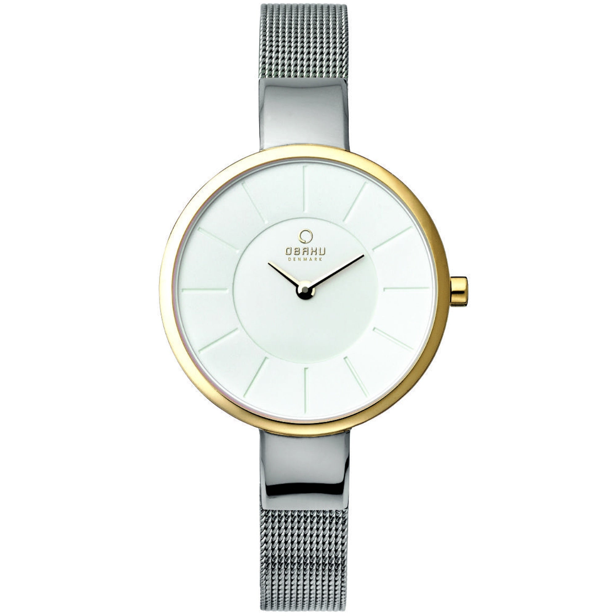 Obaku  Quartz Classic White Dial Women's Watch V149LXAIMC2