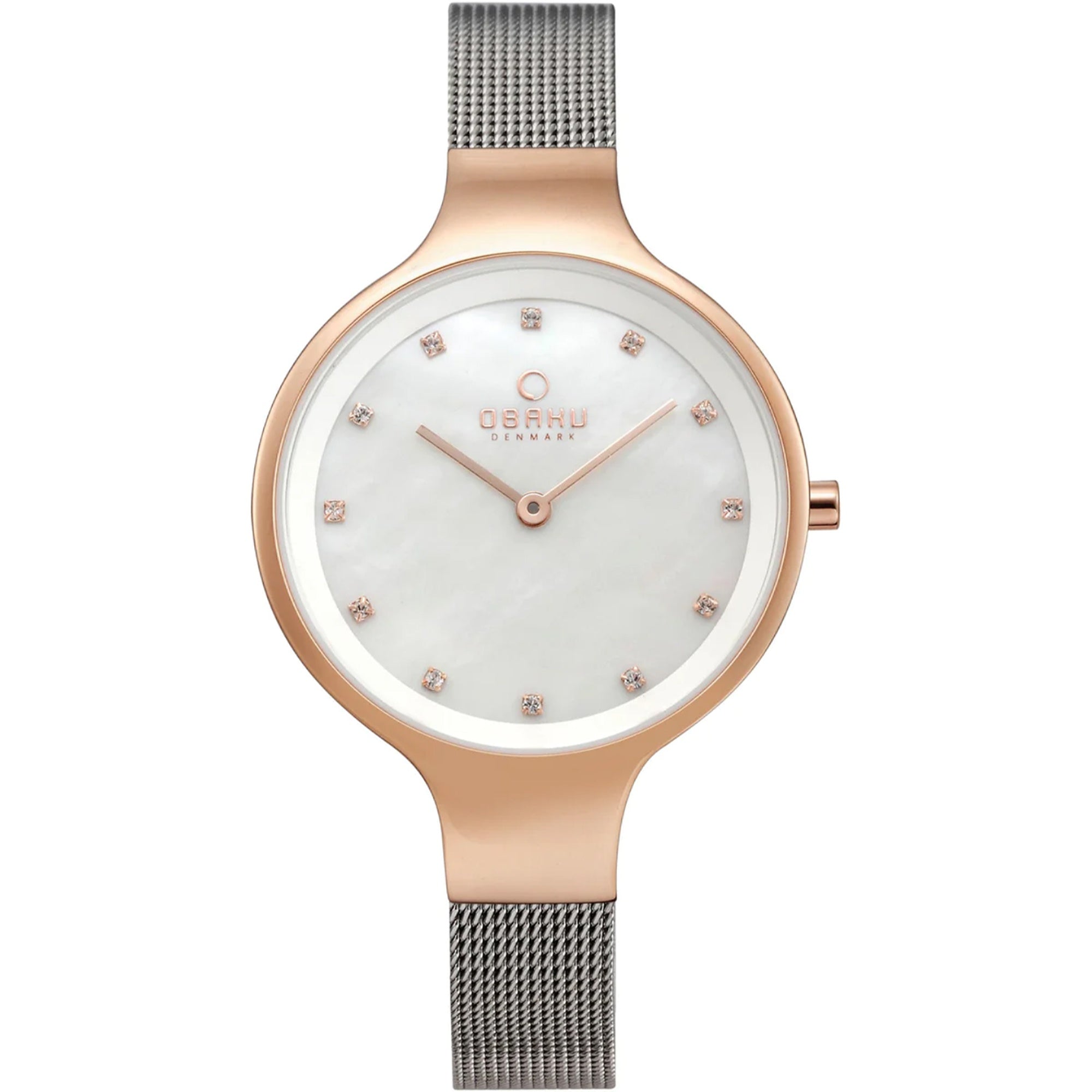 Obaku  Quartz Rose White mother of pearl Dial Women's Watch V173LXVWMC