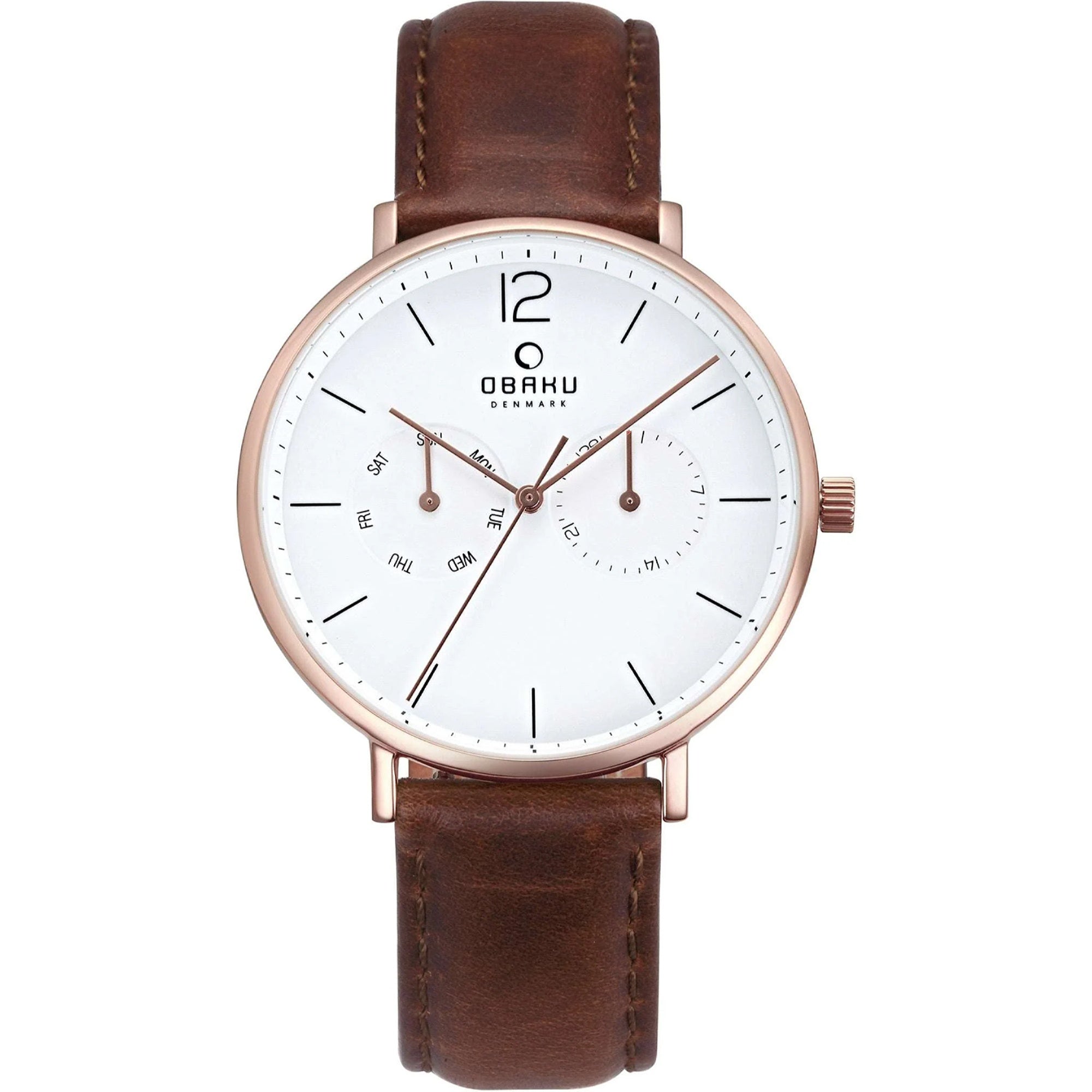 Obaku  Quartz Classic White Dial Men's Watch V182GMVWRN