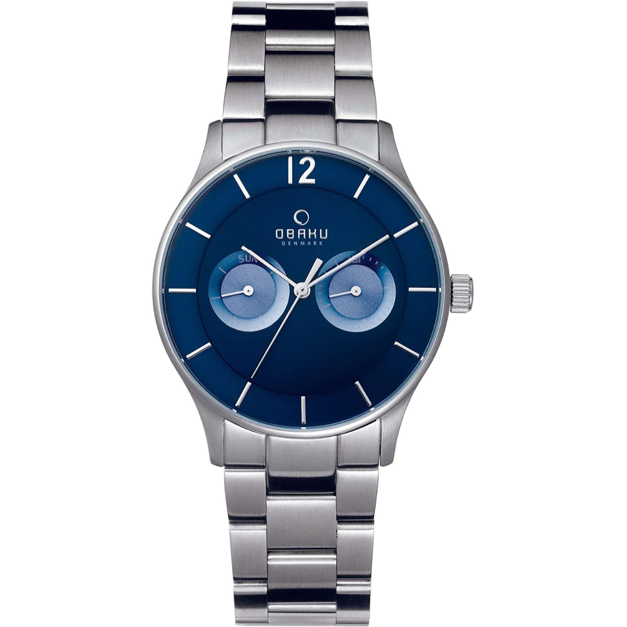 Obaku  Quartz Classic Blue Dial Men's Watch V192GMCLSC