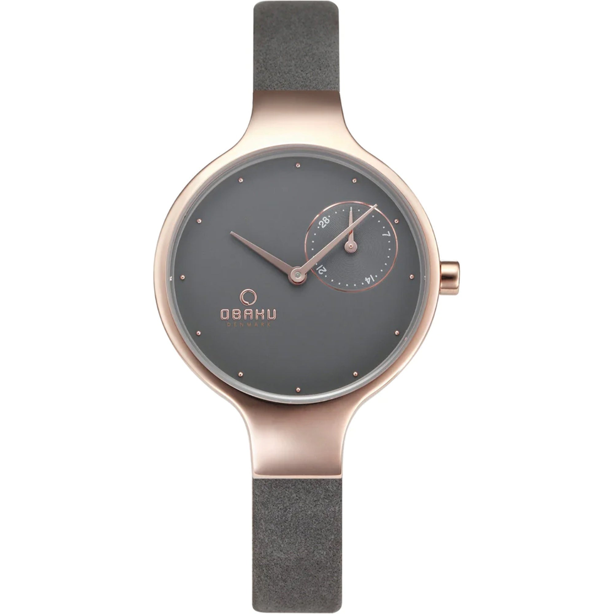 Obaku  Quartz Vand Gray Dial Women's Watch V201LDVJRJ