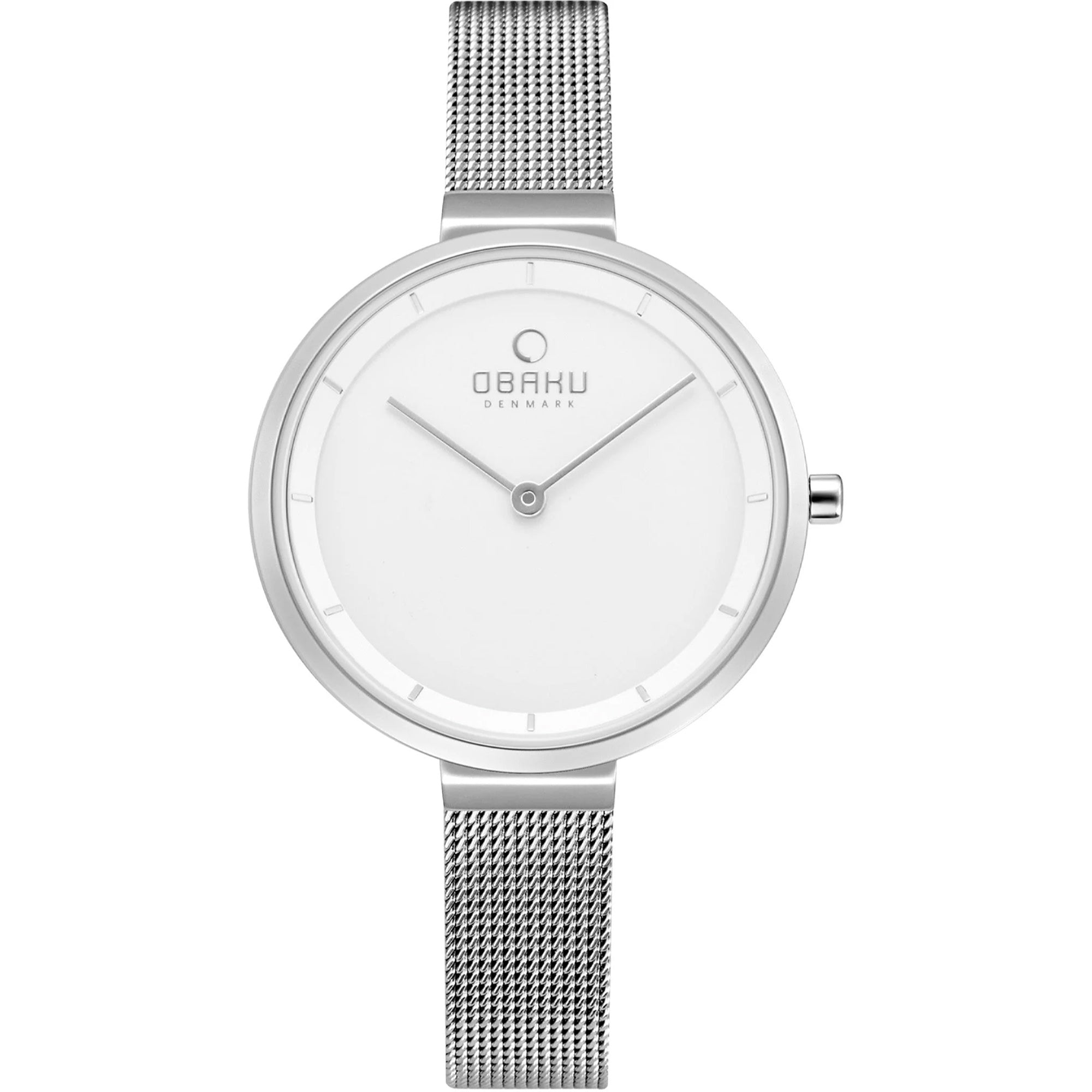 Obaku  Quartz Classic White Dial Women's Watch V225LXCIMC