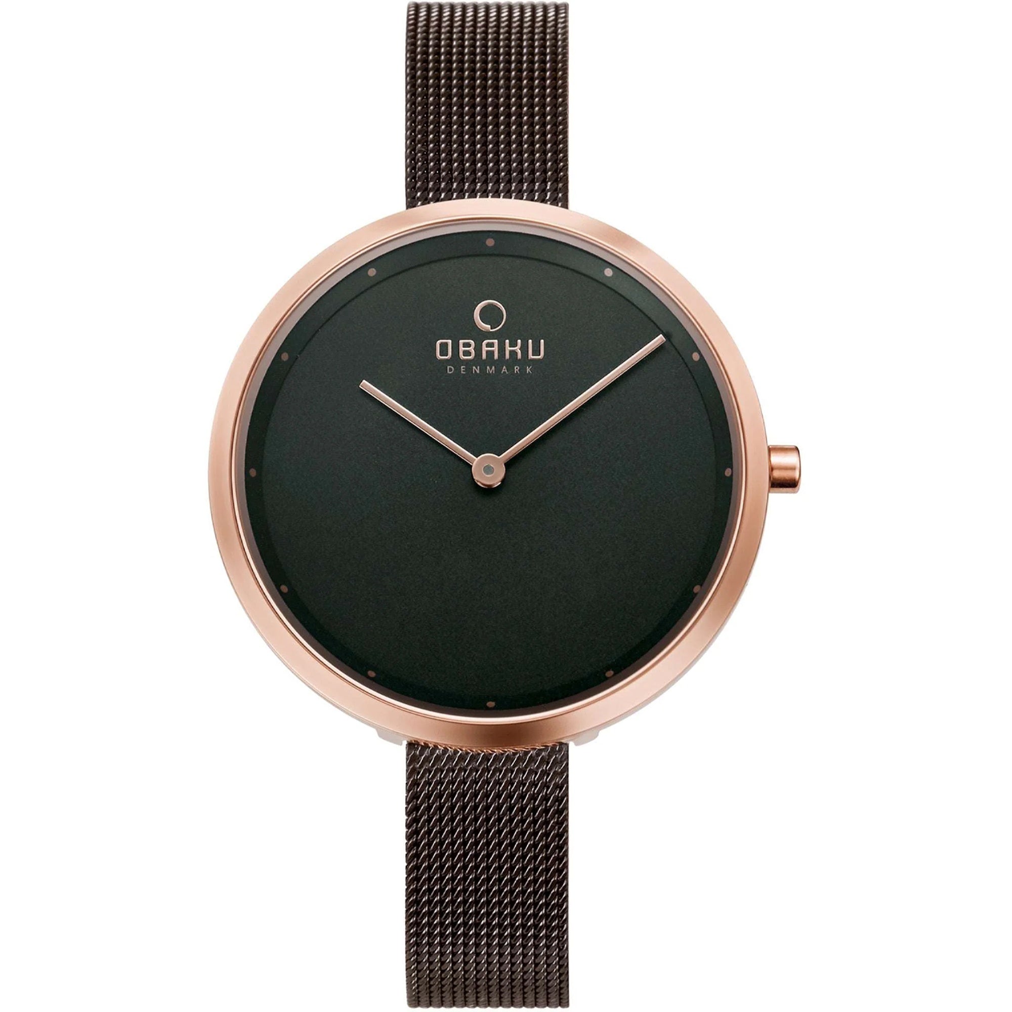 Obaku  Quartz Classic Brown Dial Women's Watch V227LXVNMN