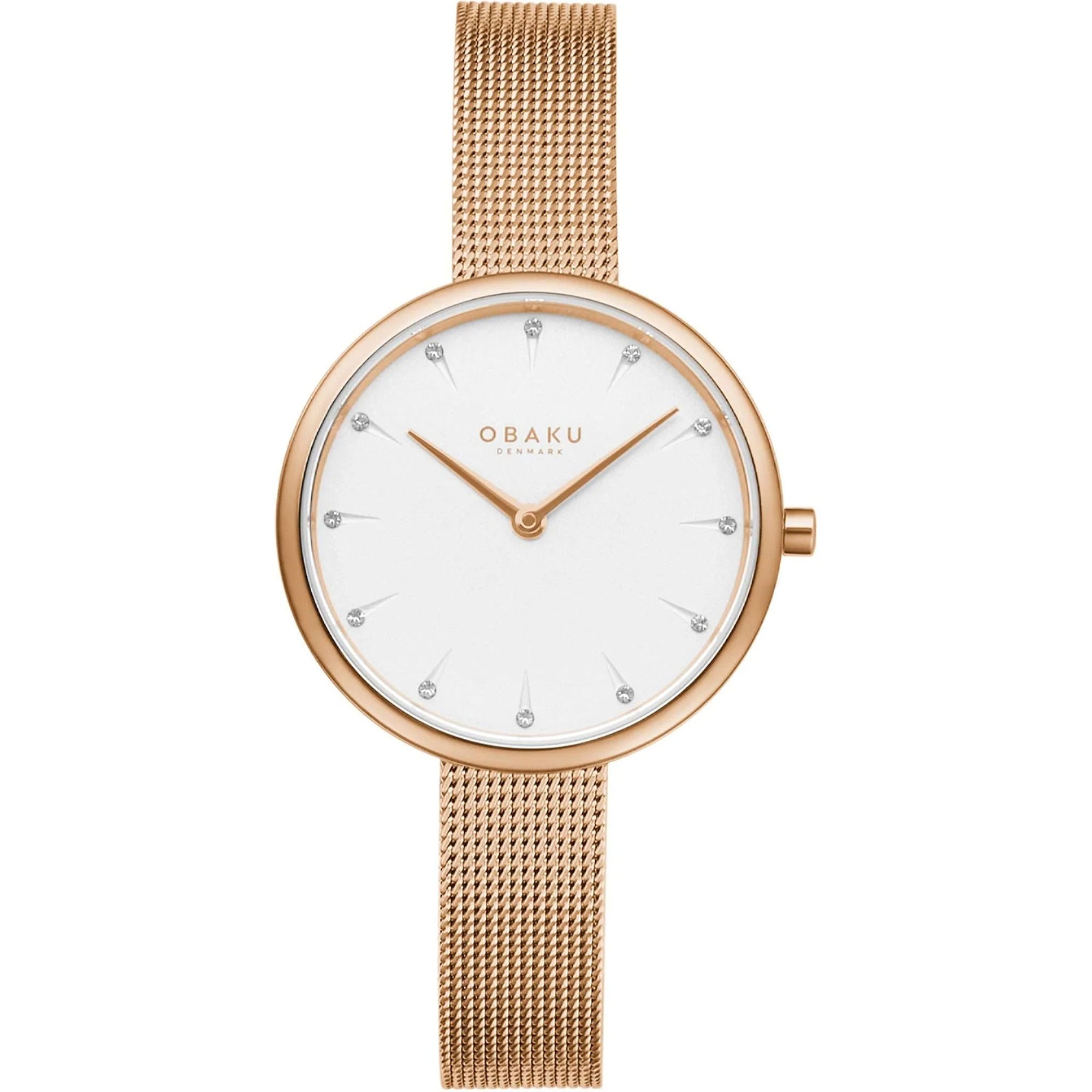 Obaku  Quartz Classic White Dial Women's Watch V233LXVIMV