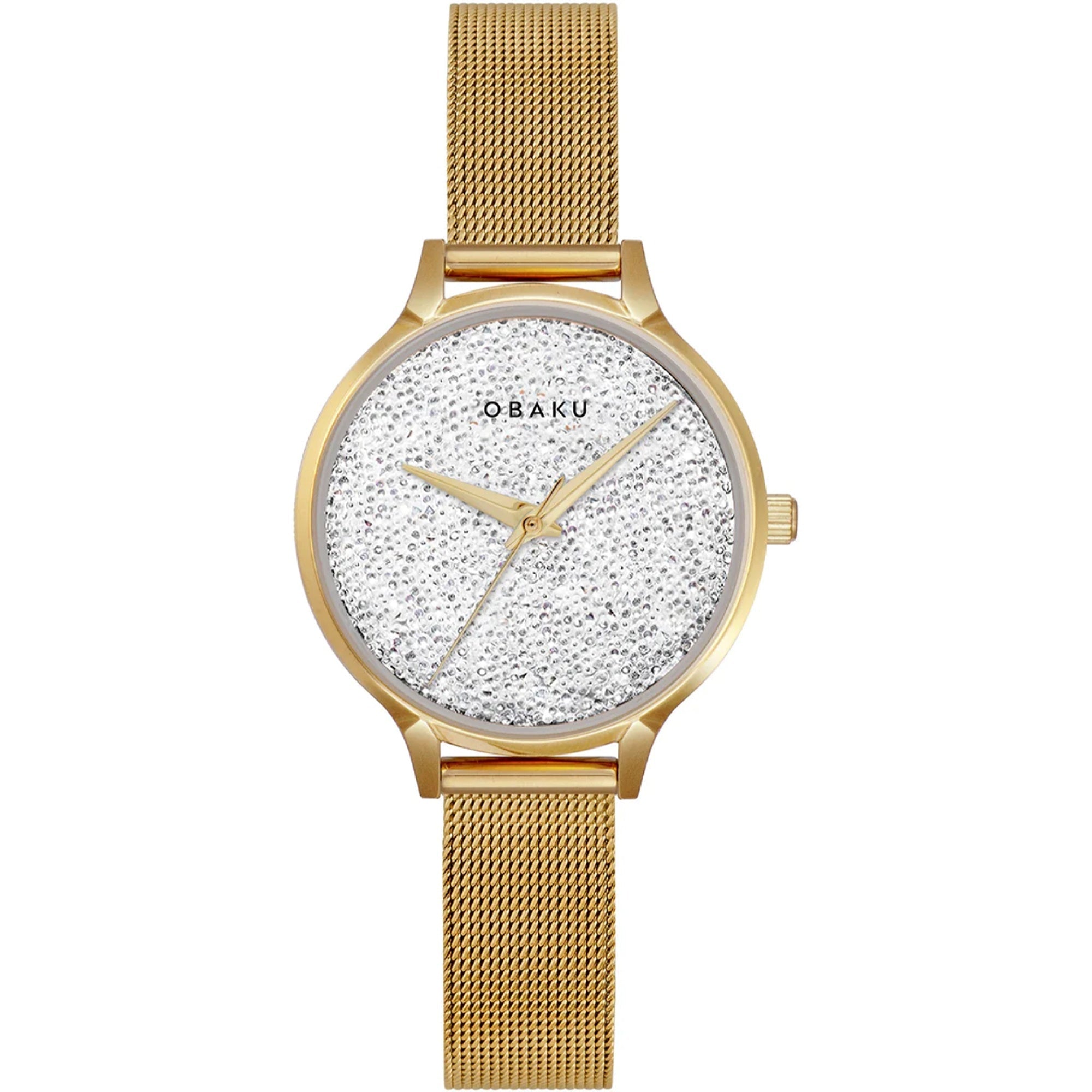 Obaku  Quartz Stjerner Silver Dial Women's Watch V238LXGWMG