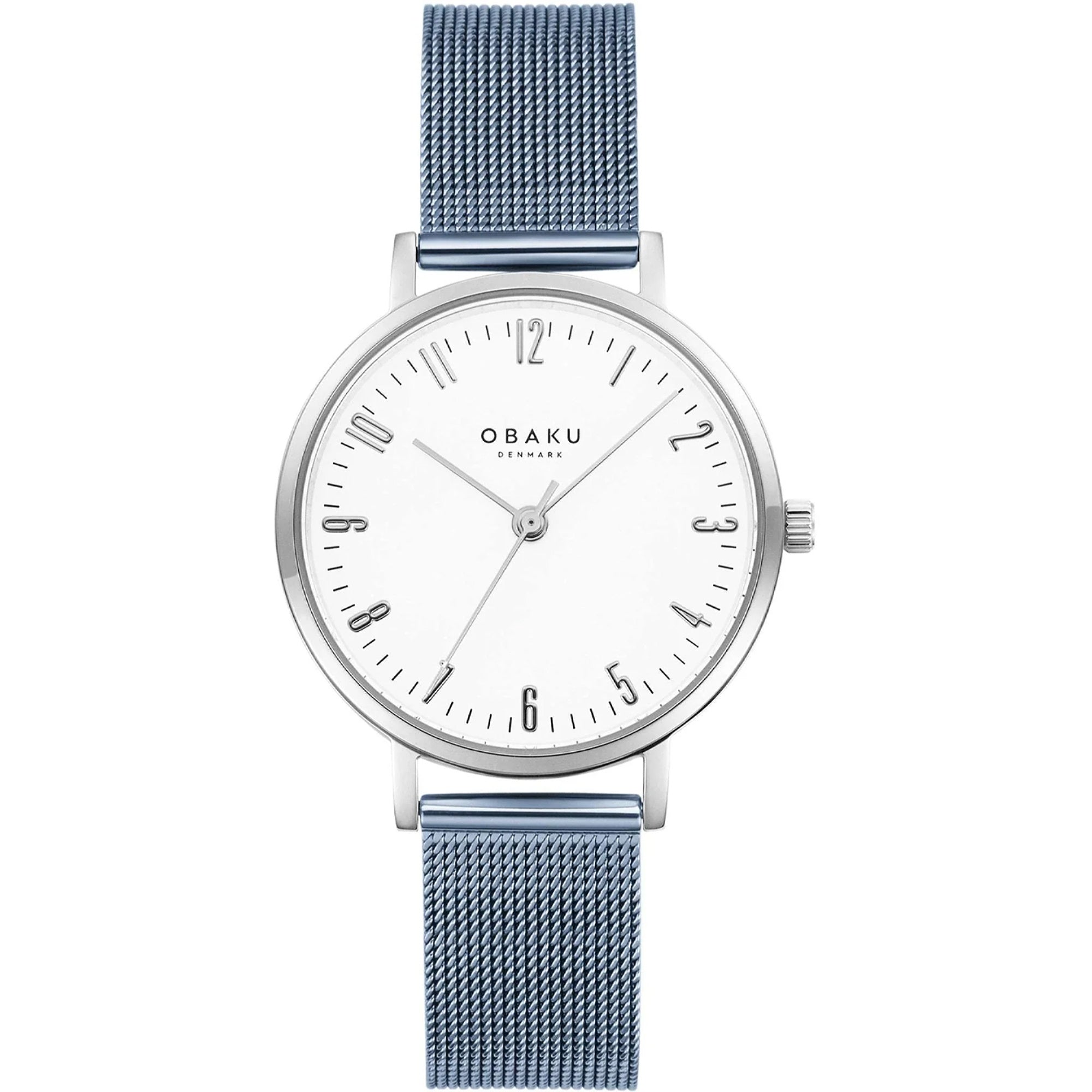 Obaku  Quartz Iceblue White Dial Women's Watch V248LXCIMA