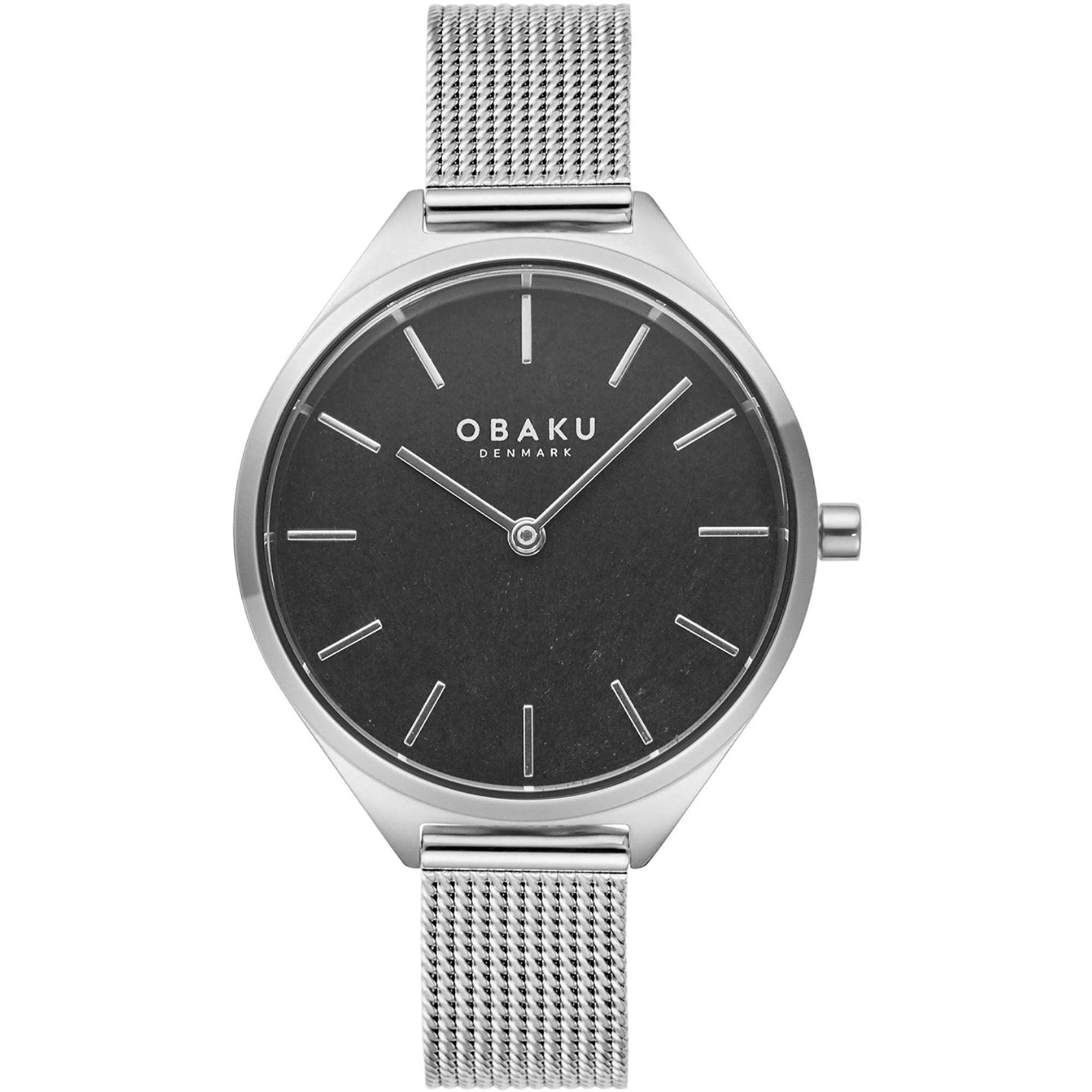 Obaku  Quartz Kaffe Black Dial Women's Watch V257LHCNMC