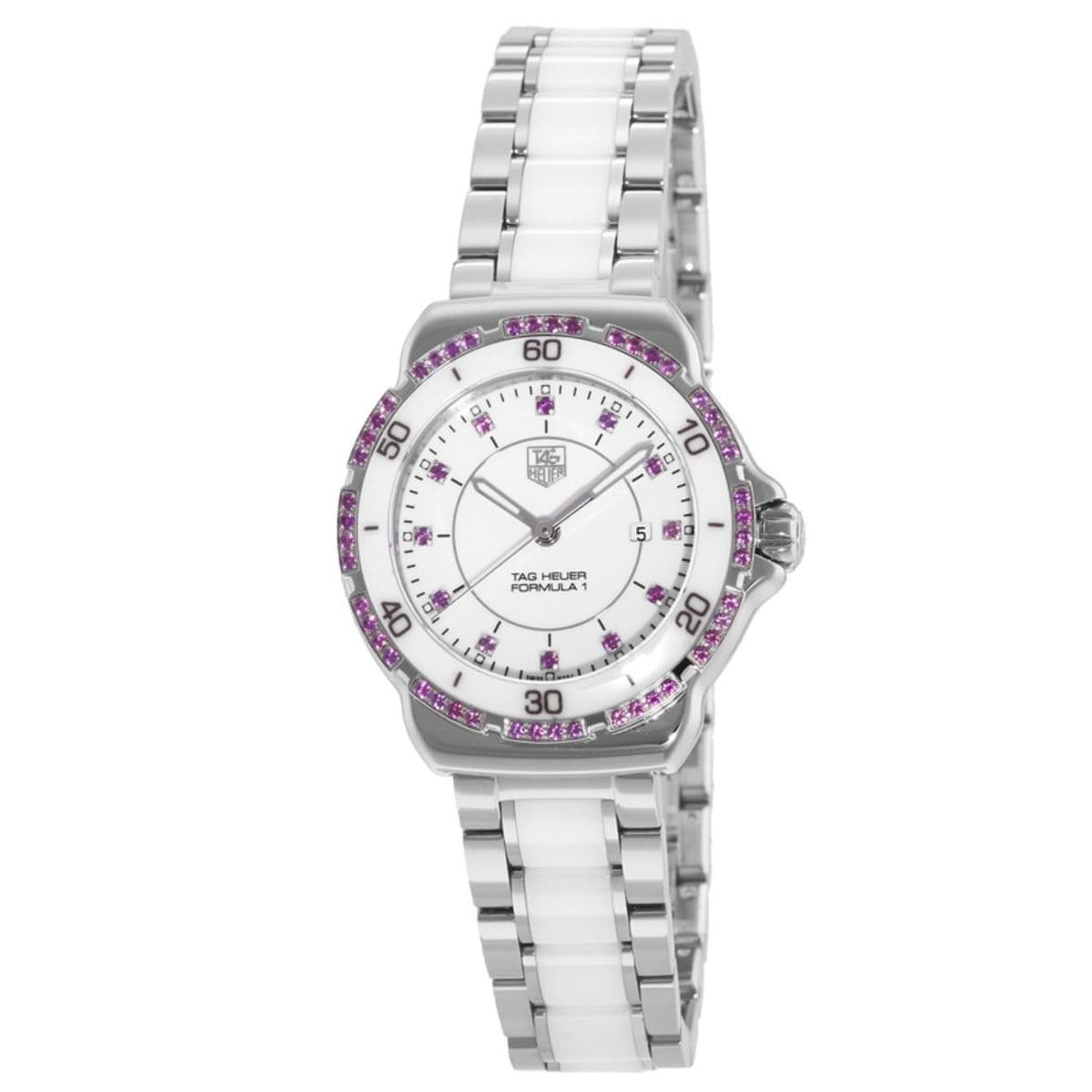 Tag Heuer Formula 1 Quartz Diamond White Dial Women's Watch WAH1319.BA0868