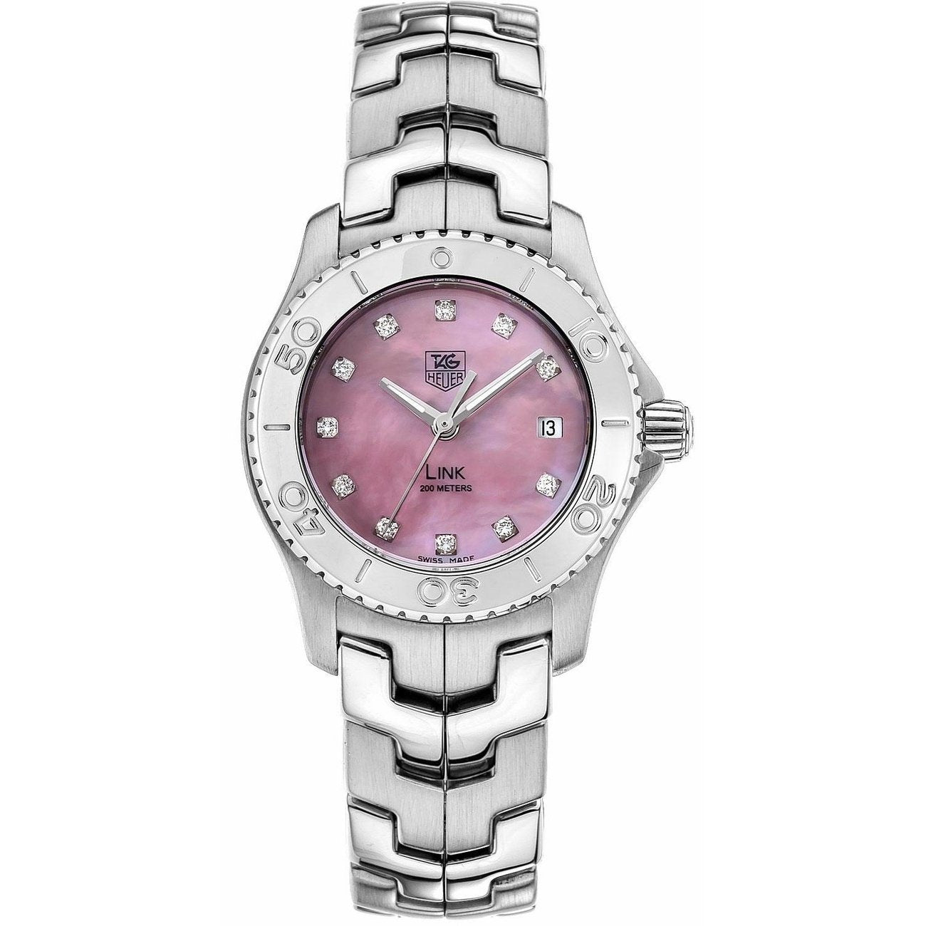 Tag Heuer Link Quartz Diamond Mother of Pearl Dial Women's Watch WJ131C.BA0573