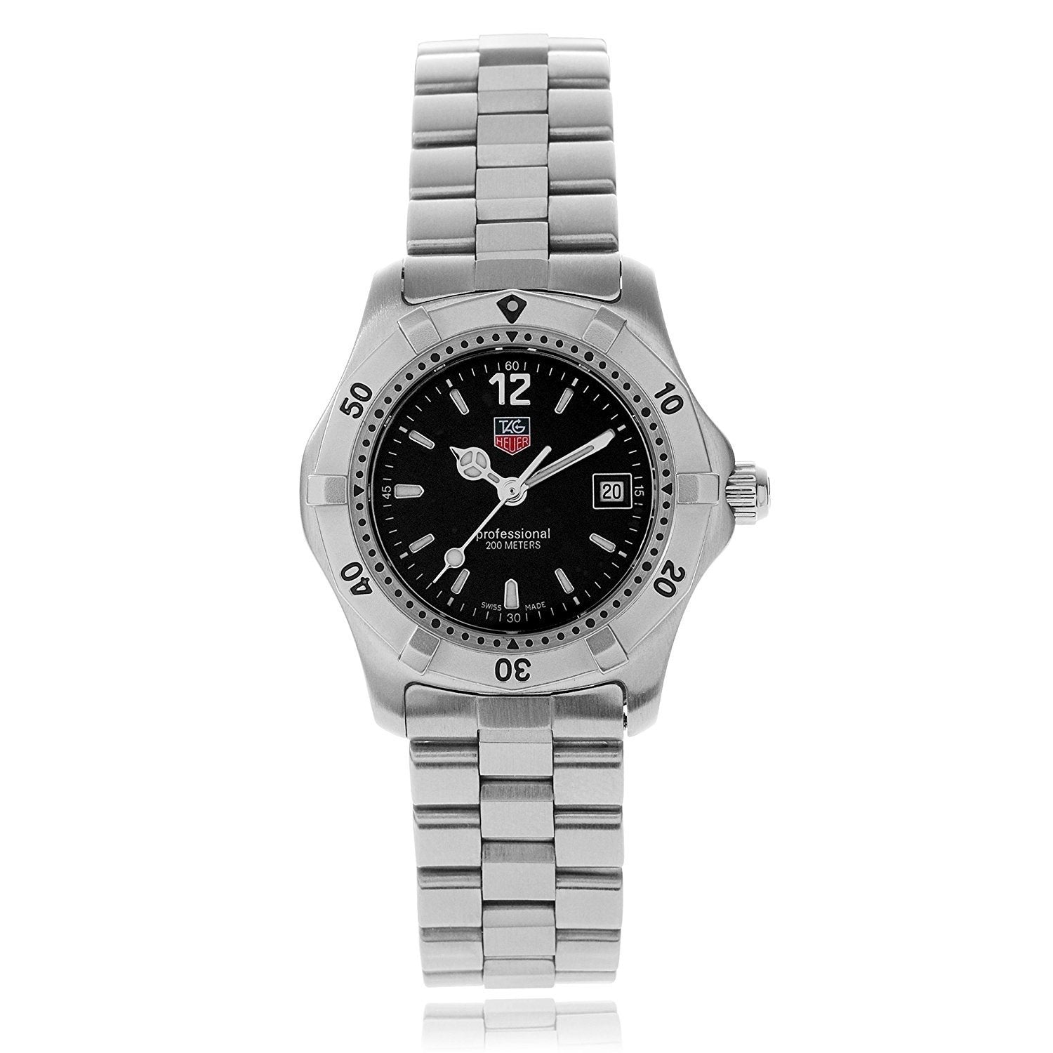 Tag Heuer Professional 2000 Quartz Black Dial Women's Watch WK1310.BA0319