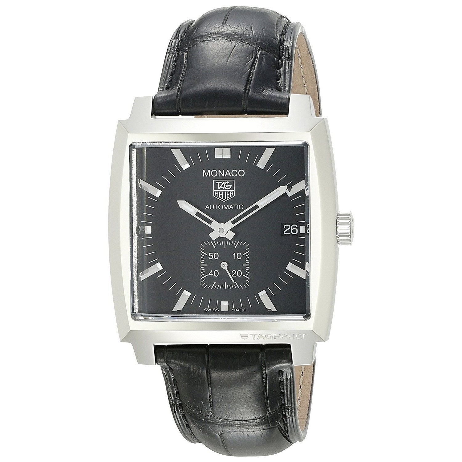 Tag Heuer Monaco Automatic Automatic Black Dial Men's Watch WW2110.FC6177