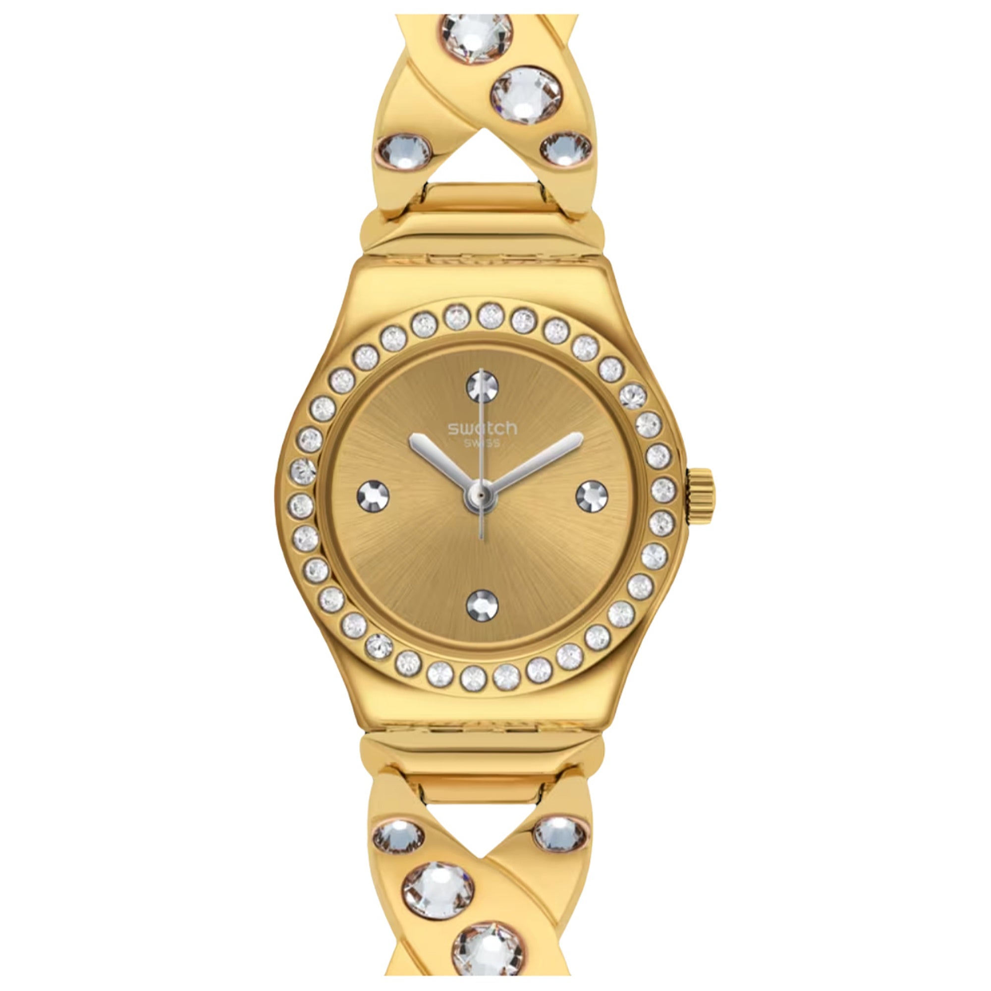 Swatch  Quartz Goldy Gold Dial Women's Watch YSG164G